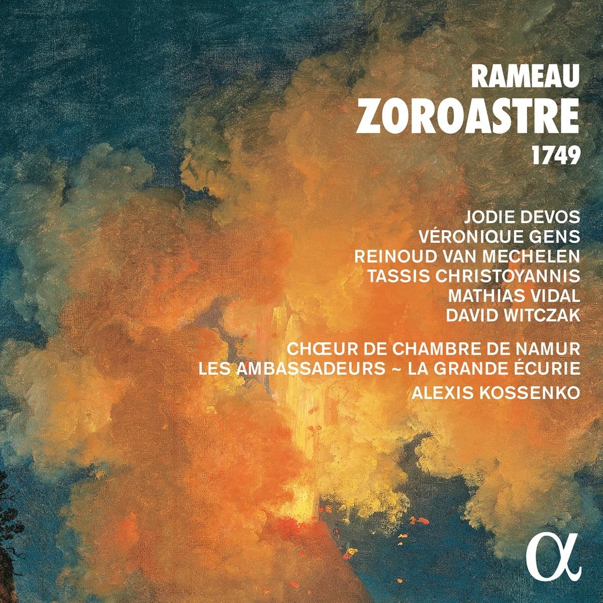 Afbeelding van Véronique Gens, Alexis Kossenko, Jodie Devos, Reinoud Van Mechelen, Les Ambassadeurs, La Grande Ecurie Et La Chambre Du Roy, Choeur de Chambre de Namur - Rameau: Zoroastre 1749
