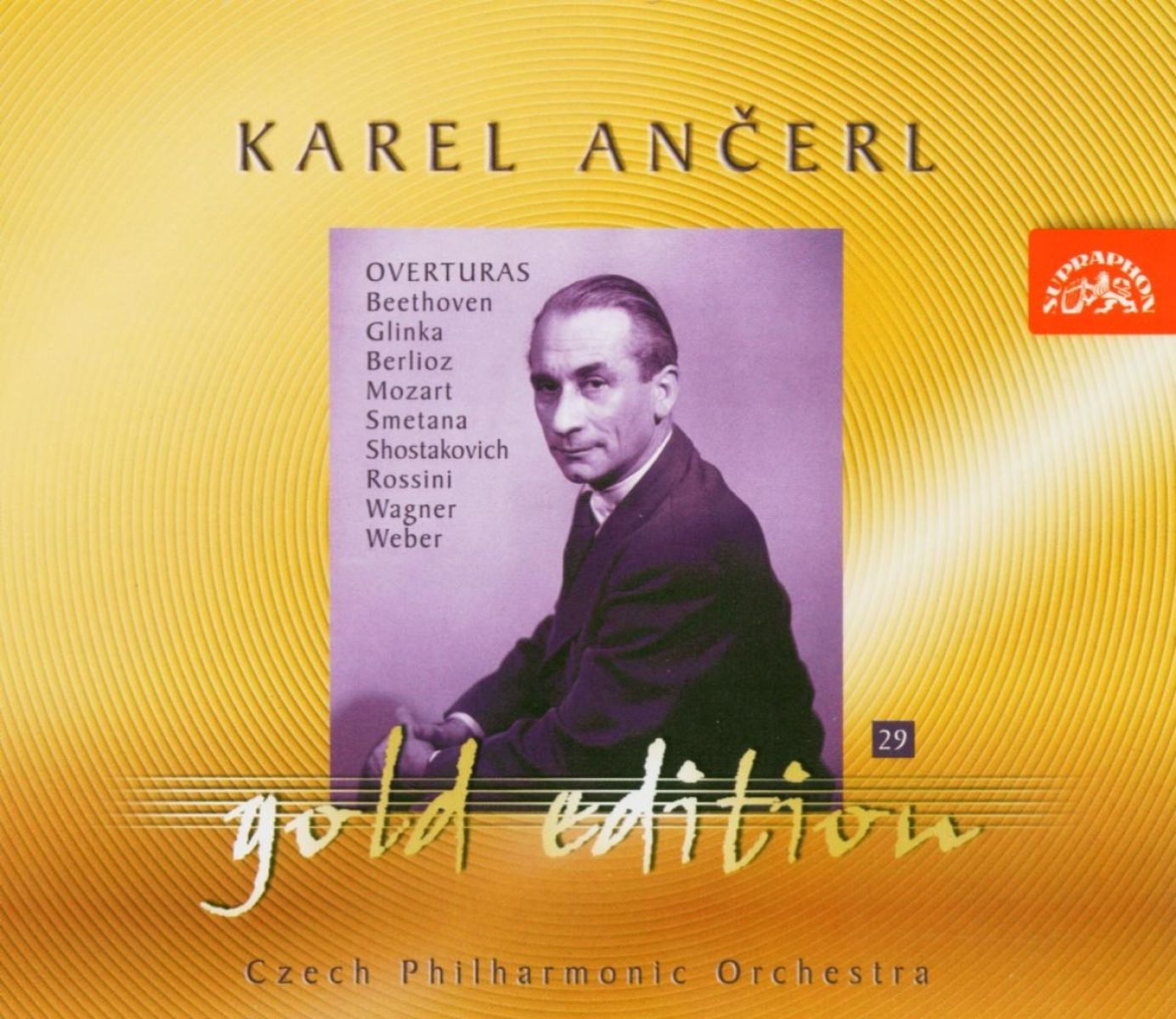 Czech Philharmonic Orchestra, Karel Ančerl - Ancerl Gold Edition 29. Beethoven, Glinka, Berlioz, Mozart, Smetana, Shostakovich, Rossini, Wagner & Weber: Overturas