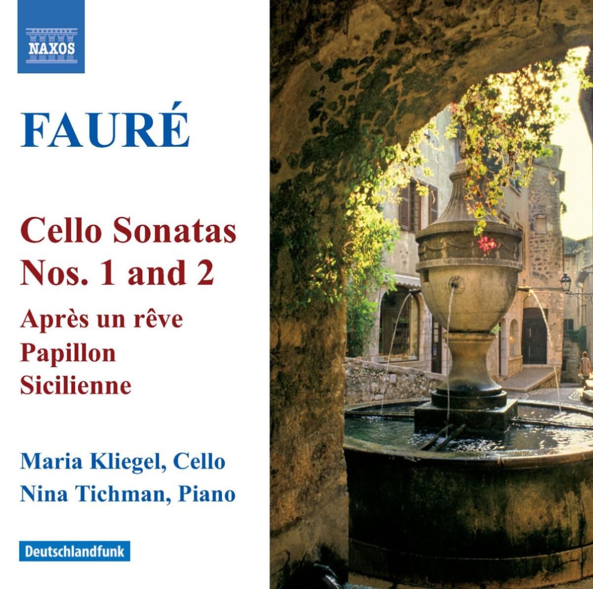Afbeelding van Maria Kliegel & Nina Tichman - Fauré: Works For Cello & Piano