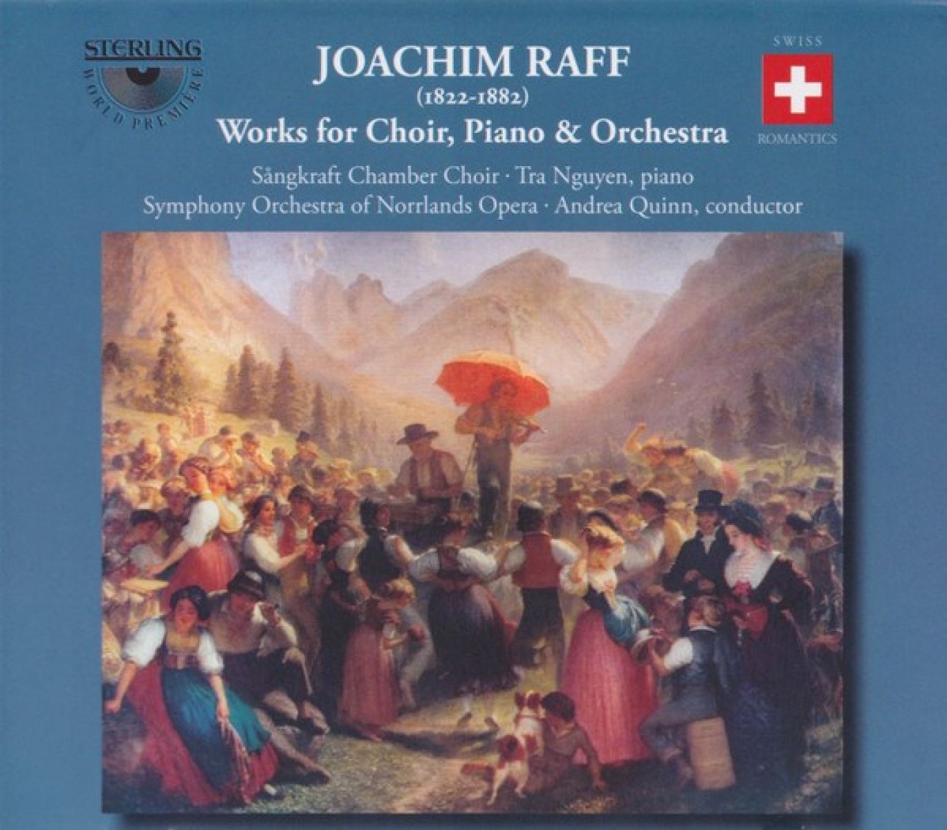 Afbeelding van Sangkraft Chamber Choir, Tra Nguyen, SymphonyOrchestra Of Norrlands Opera, Andrea Quinn - Raff: Works for Choir, Piano & Orchestra