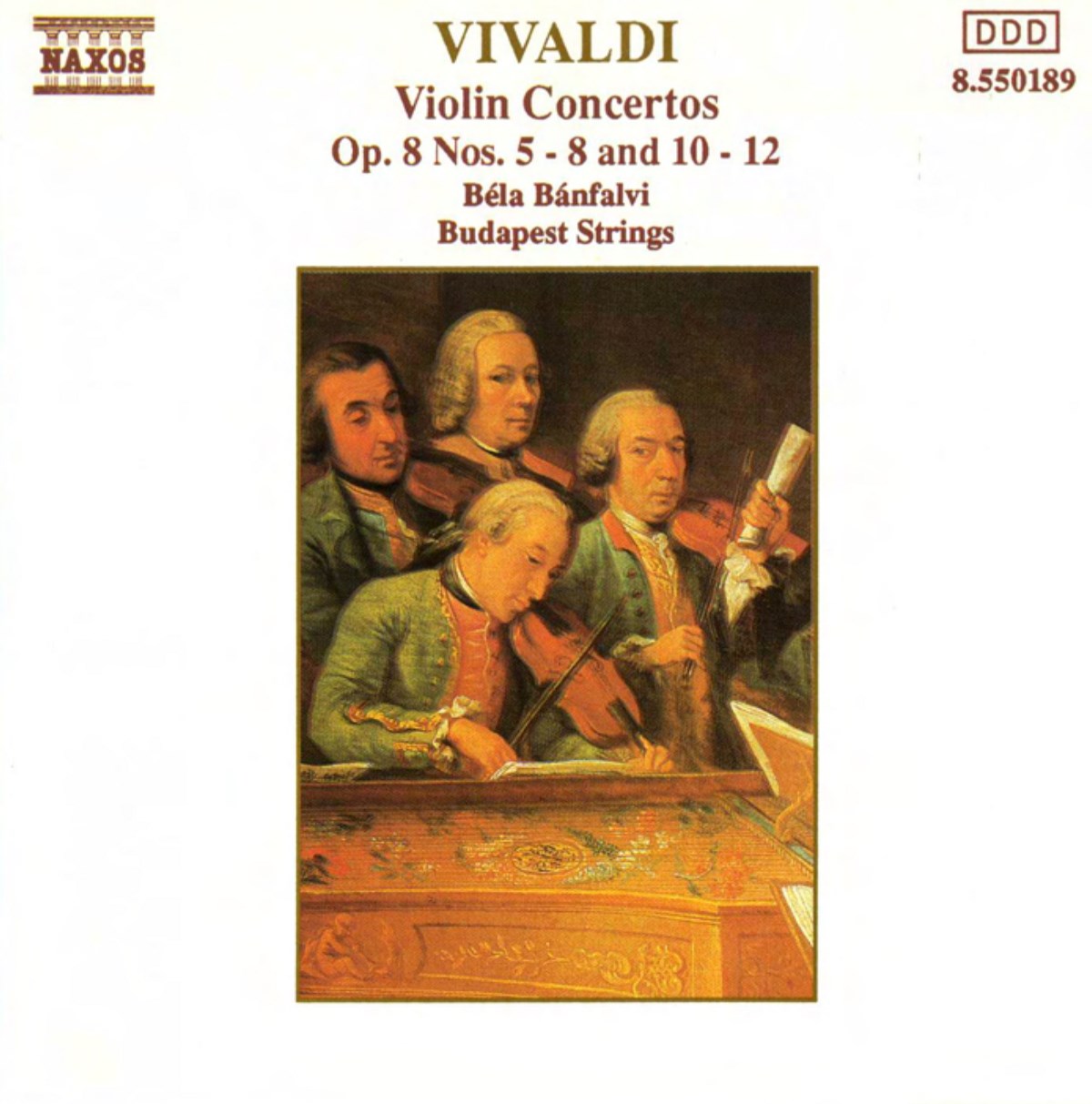 Afbeelding van Bela Banfalvi, Budapest Strings - Vivaldi: Violin Concertos Op. 8 Nos. 5 - 8 and 10 - 12