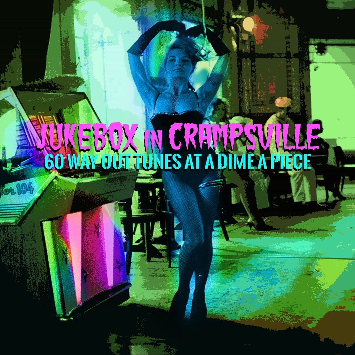 Afbeelding van Various Artists - Jukebox In Crampsville (60 Way Out Tunes At A Dime Apiece)