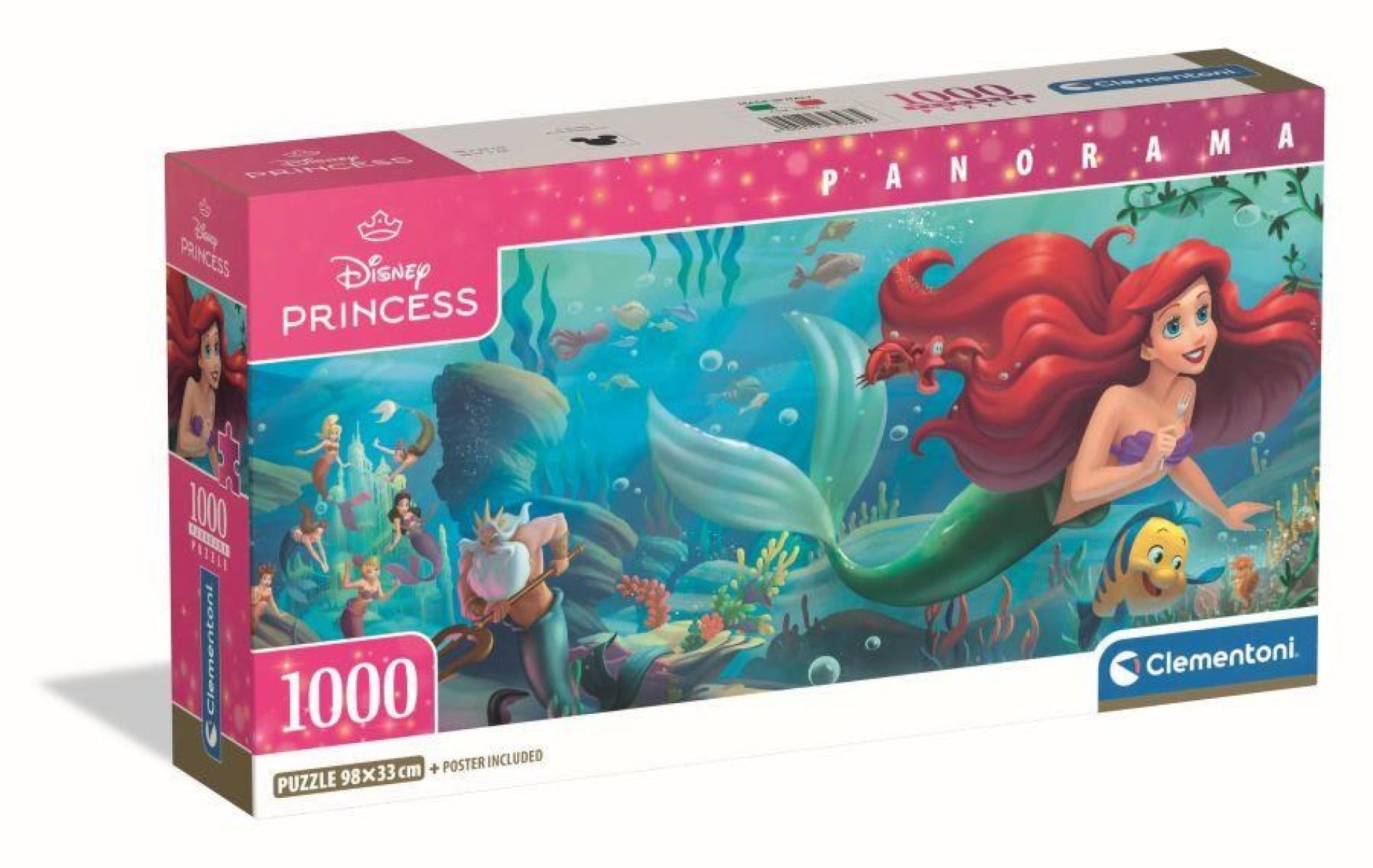 The Little Mermaid - Panorama (Compact Box 1000 stukjes)