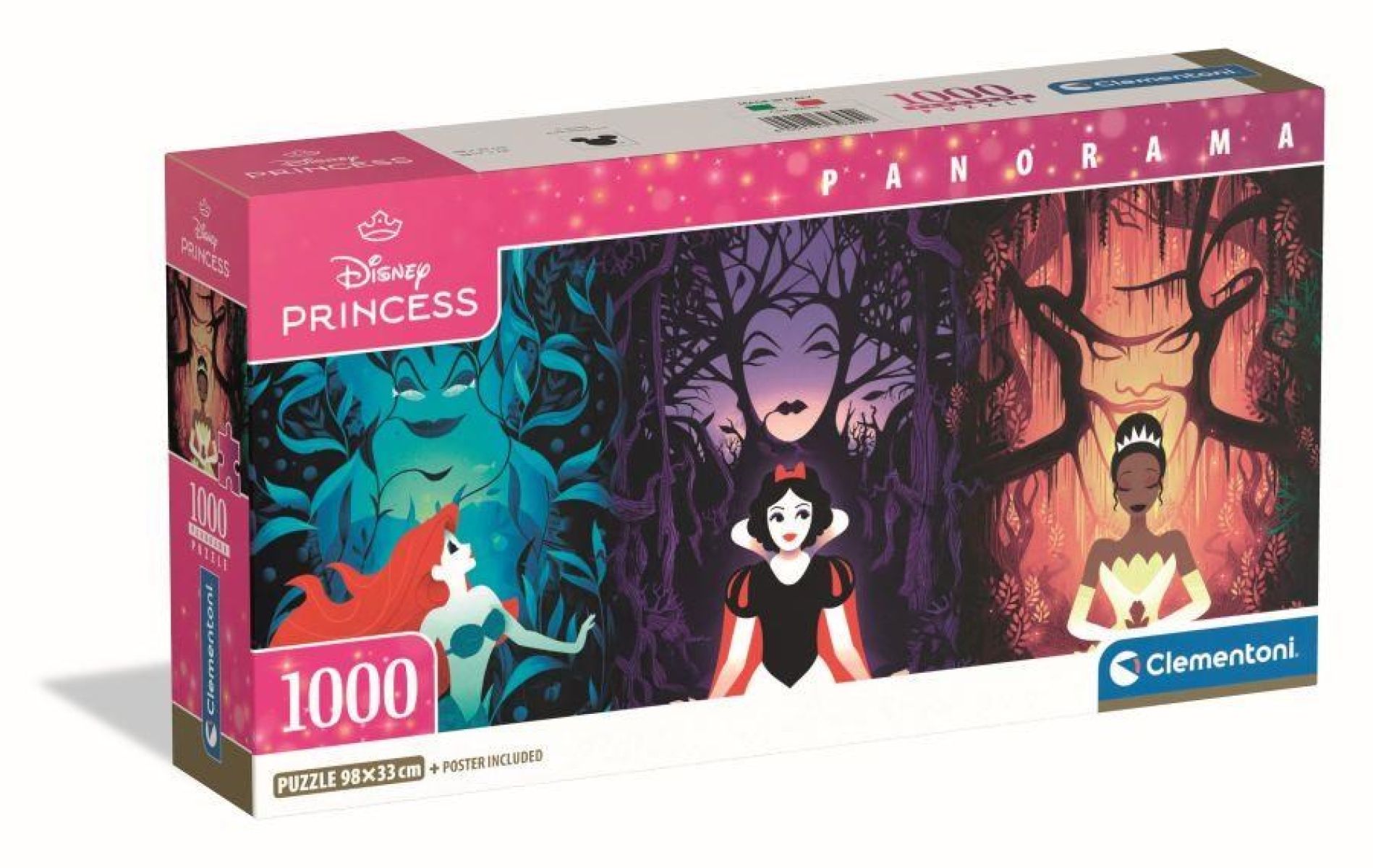 Afbeelding van Disney Princess - Panorama (Compact Box 1000 stukjes)