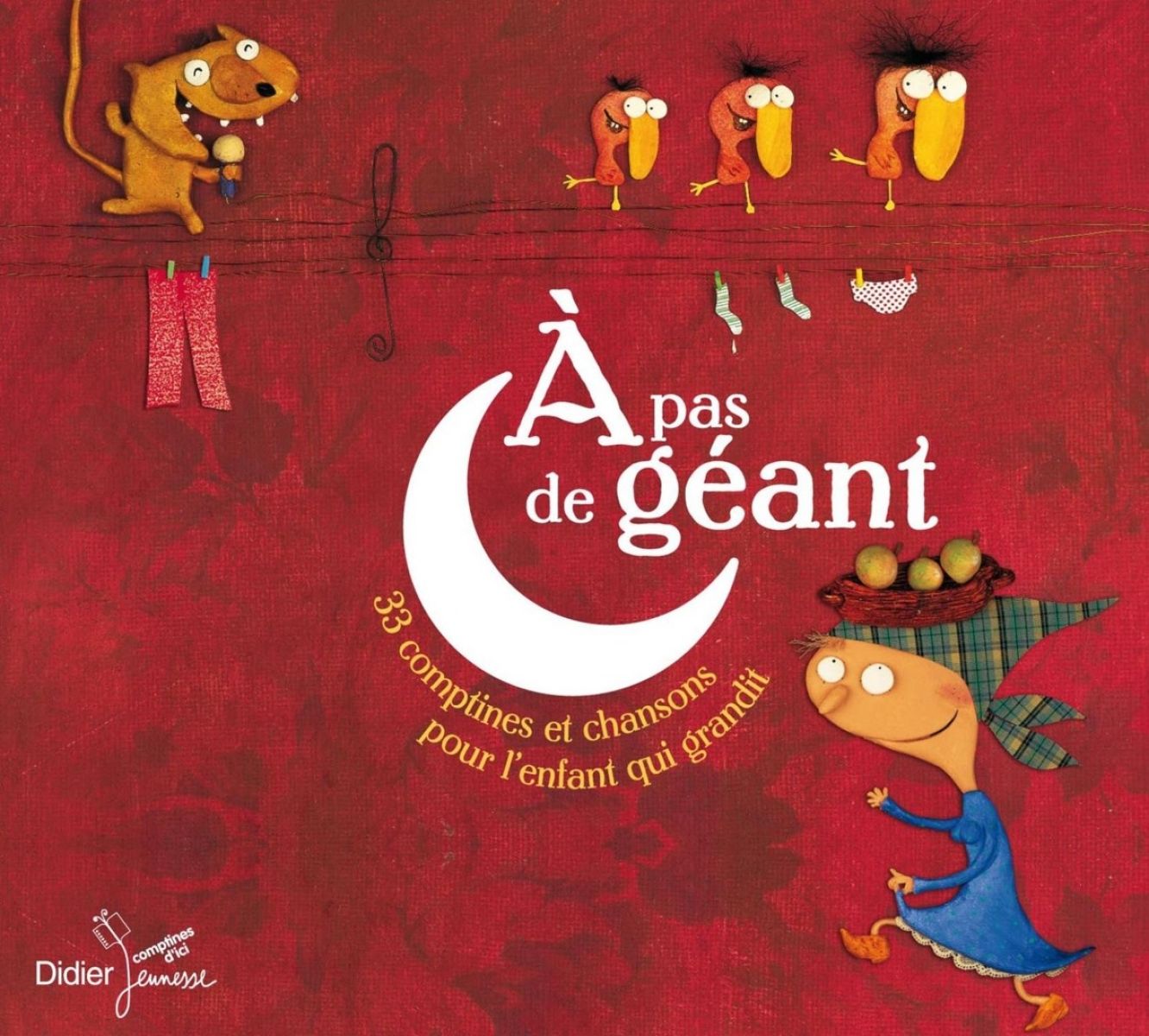 Afbeelding van Various Artists - À Pas De Géant, 33 Comptines et Chansons
