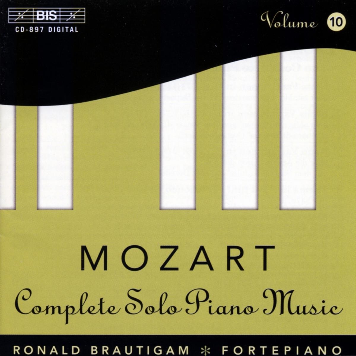 Afbeelding van Ronald Brautigam - Mozart: Complete Solo Piano Music Vol 10