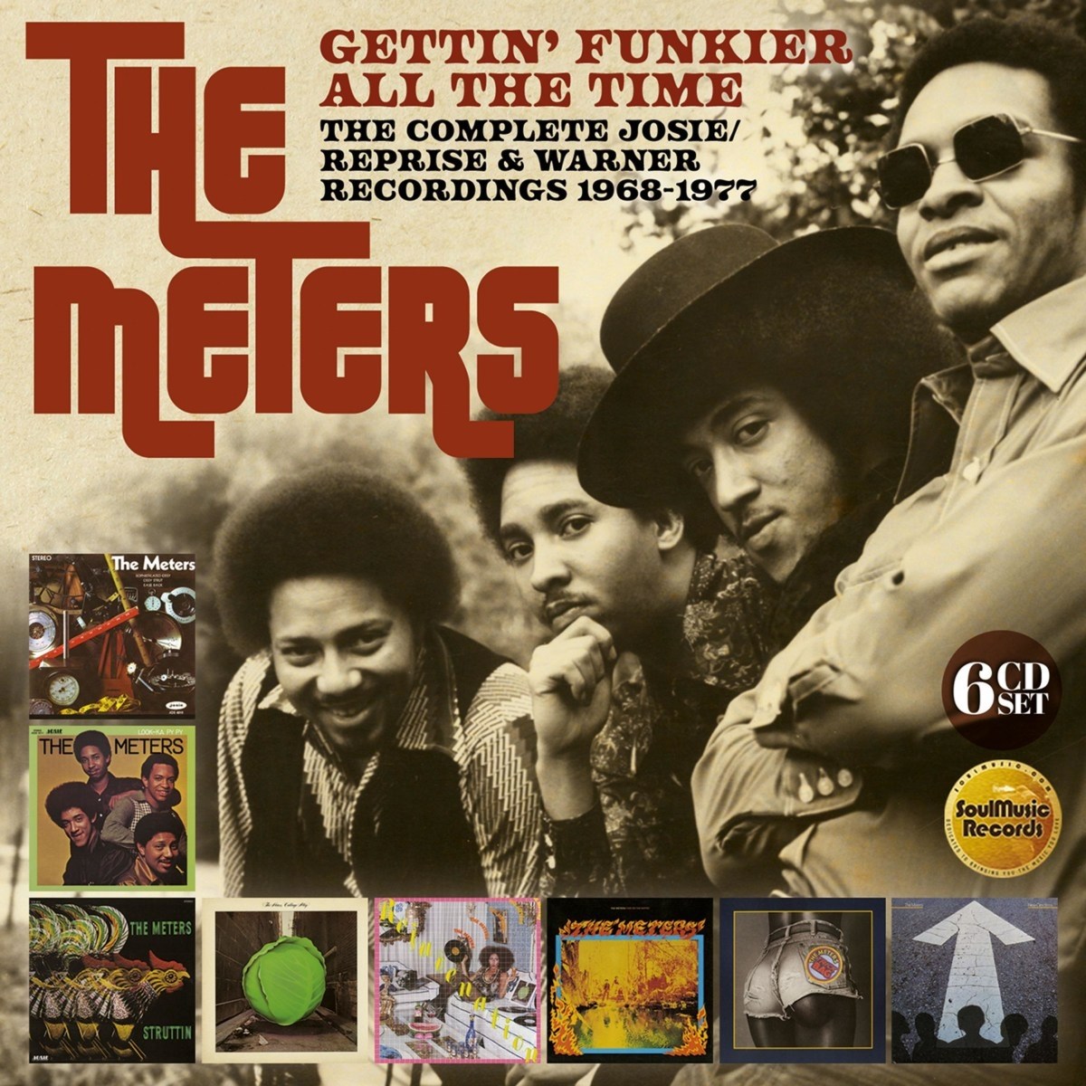 Afbeelding van The Meters - Gettin' Funkier All The Time (The Complete Josie/Reprise & Warner Recordings 1968-1977)