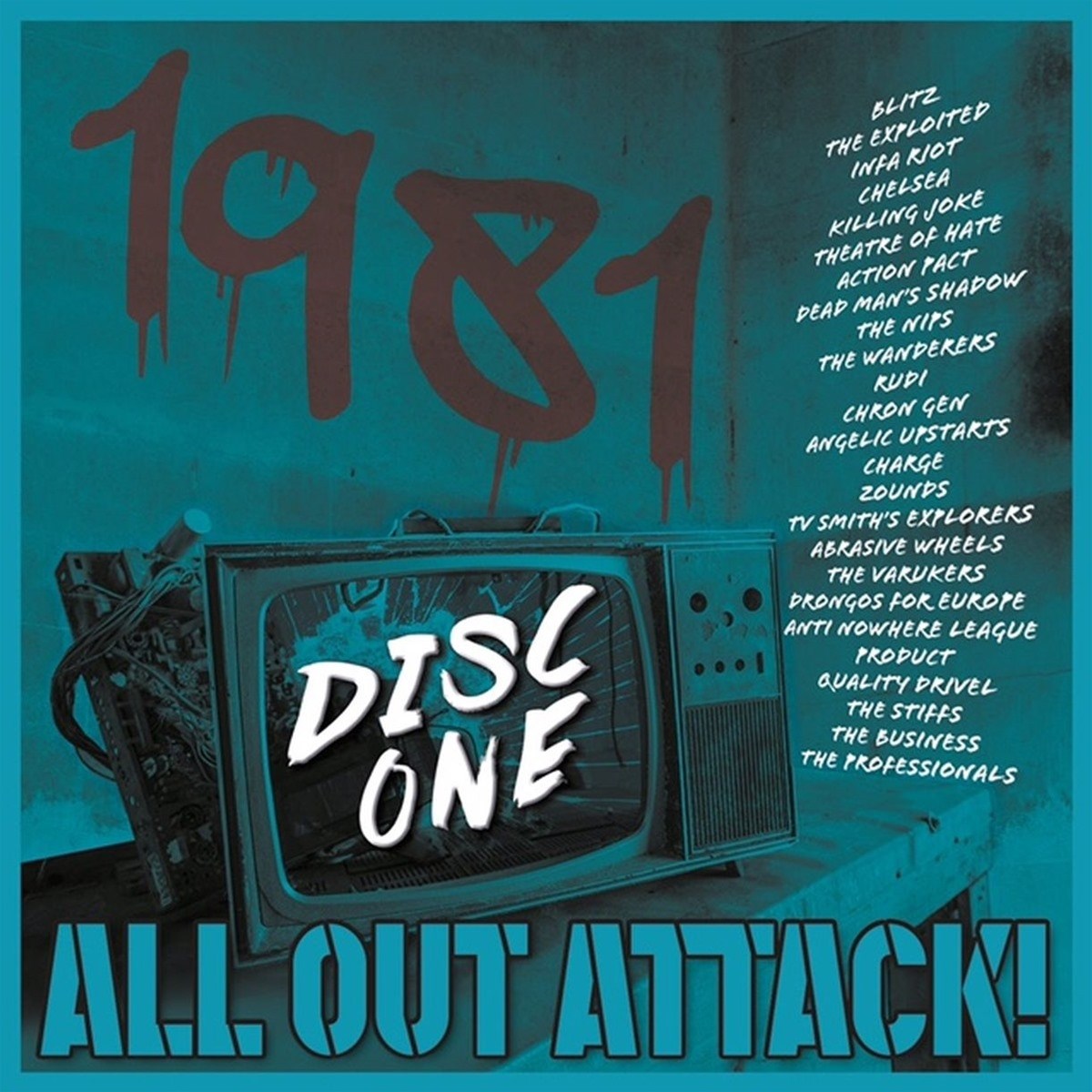 Afbeelding van Various Artists - 1981 - All Out Attack