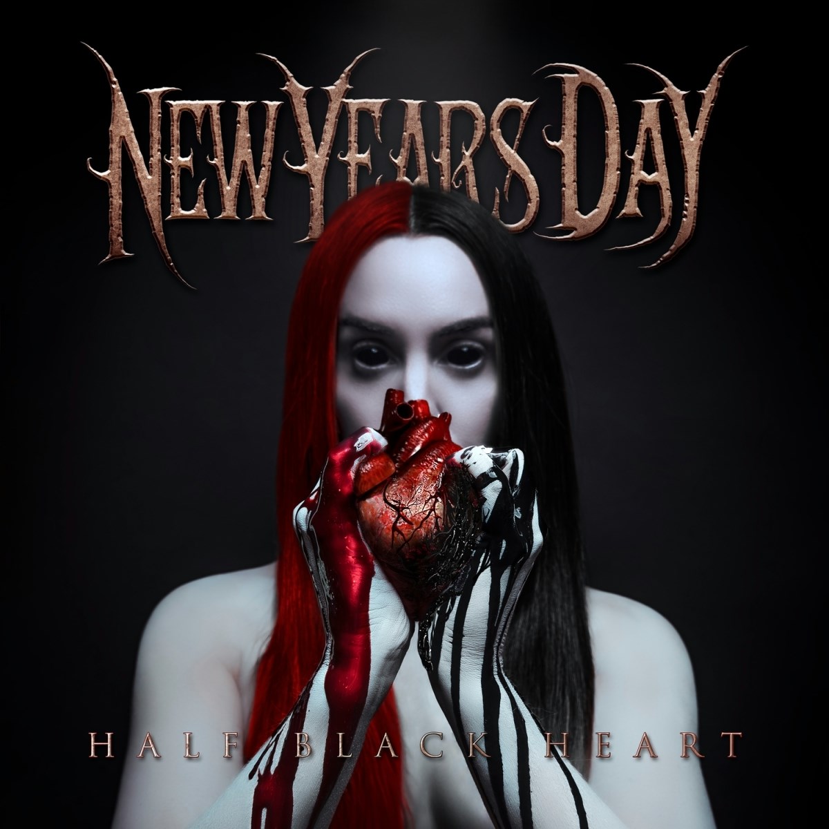 Afbeelding van Half Black Heart