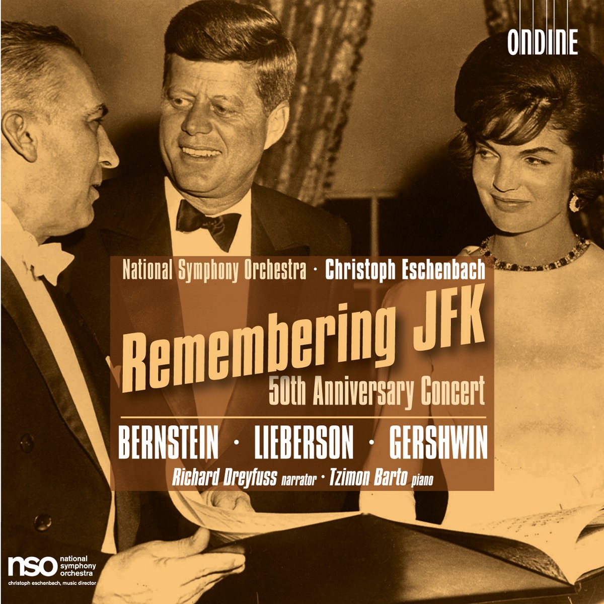 Afbeelding van Richard Dreyfuss, Tzimon Barto, National Symphony Orchestra, Christoph Eschenbach - Remembering JFK, 50th Anniversary Concert