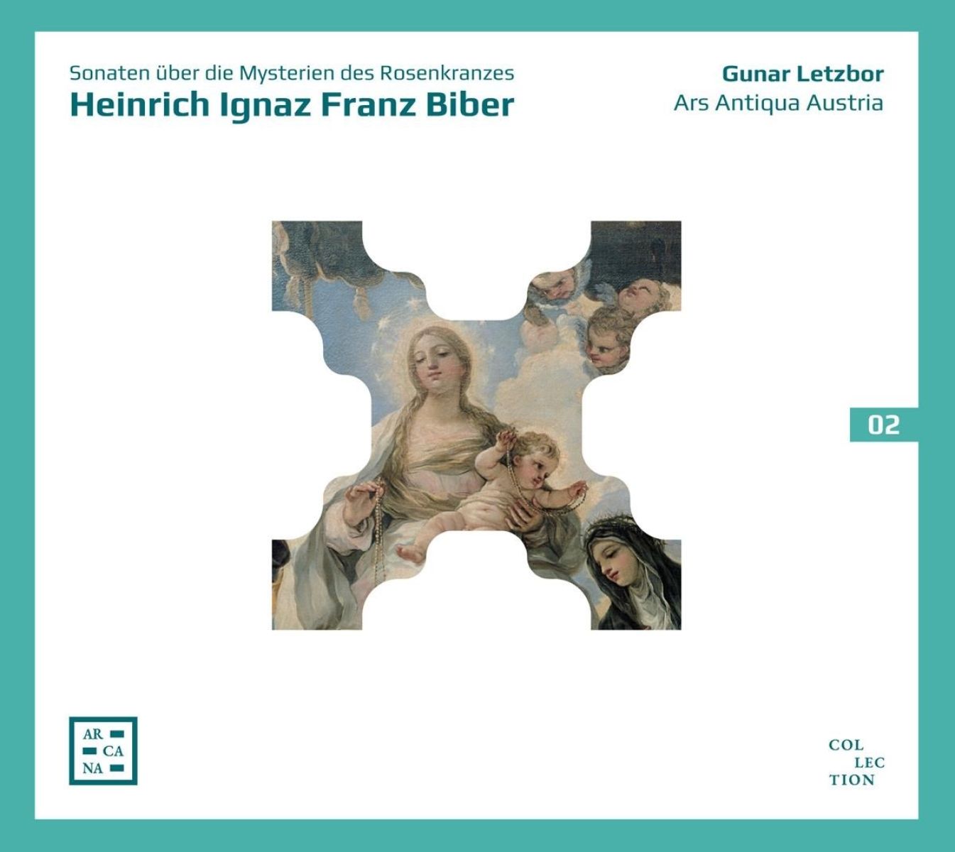 Afbeelding van Gunar Letzbor & Ars Antiqua Austria - Biber: Sonaten Uber Die Mysterien Des Rosenkranzes