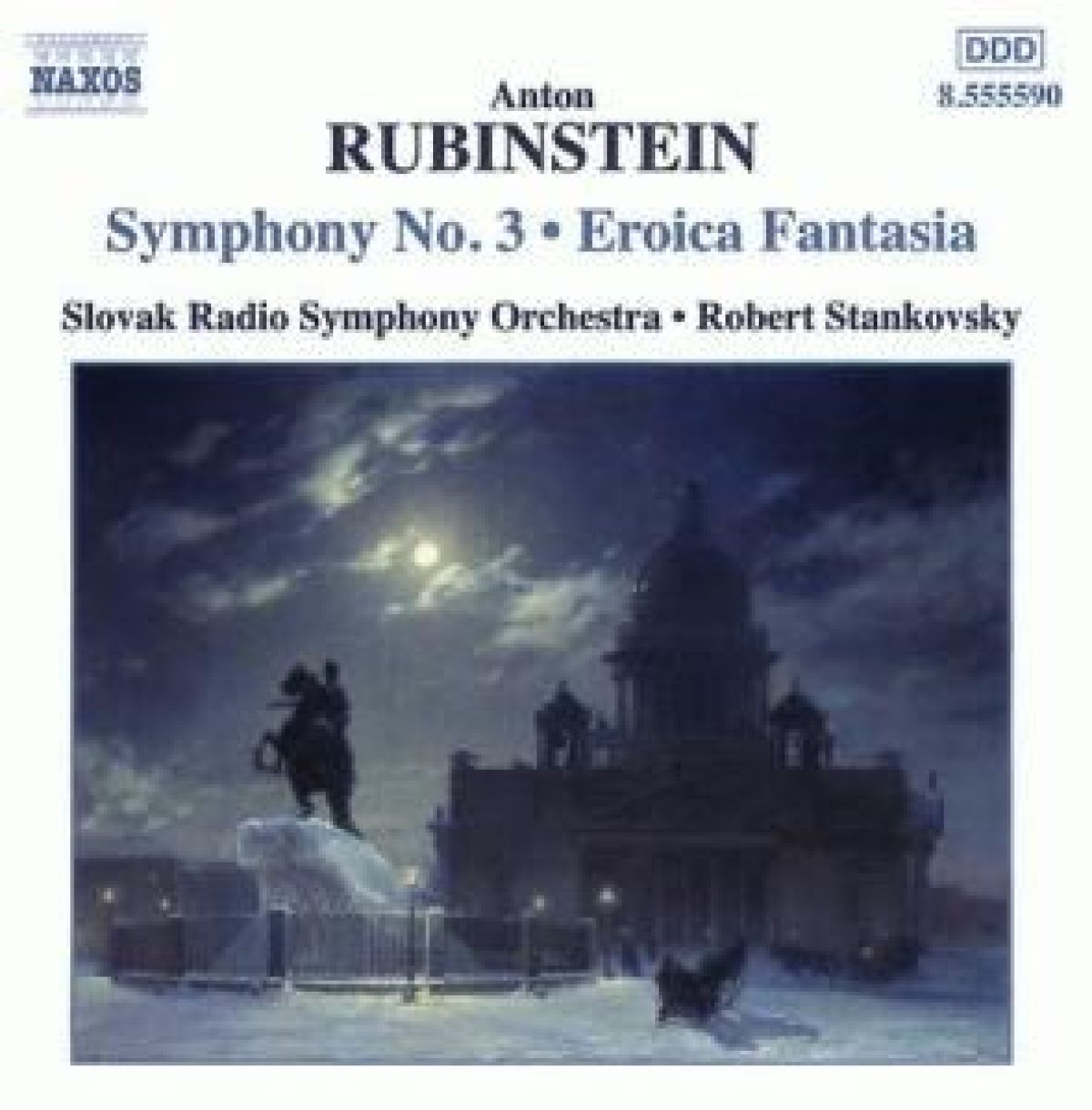 Afbeelding van Slovak Royal Symphony Orchestra - Rubinstein: Symphony No.3