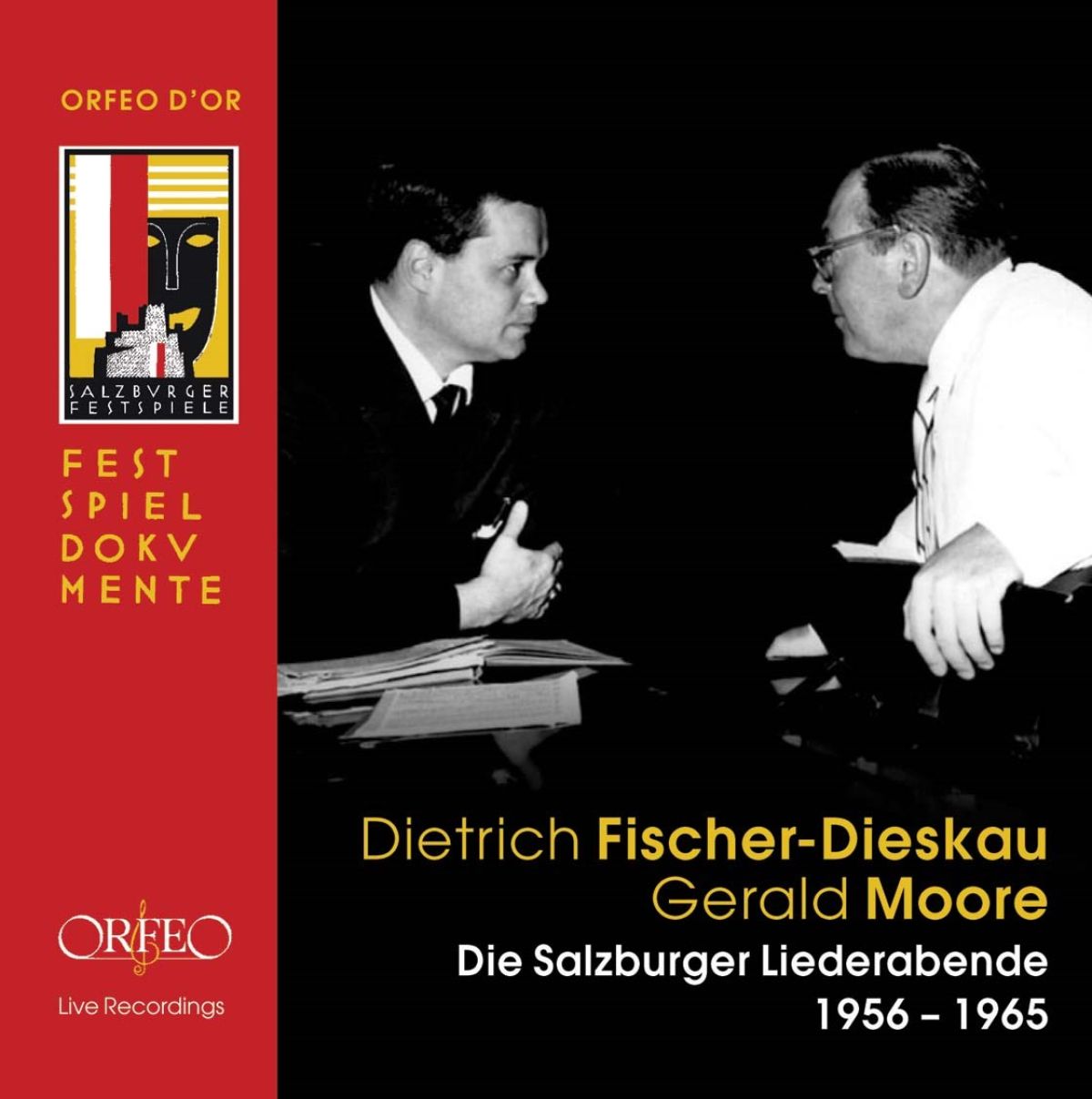 Afbeelding van Dietrich Fischer-Dieskau, Gerald Moore - Salzburger Liederabende, 1956-1965