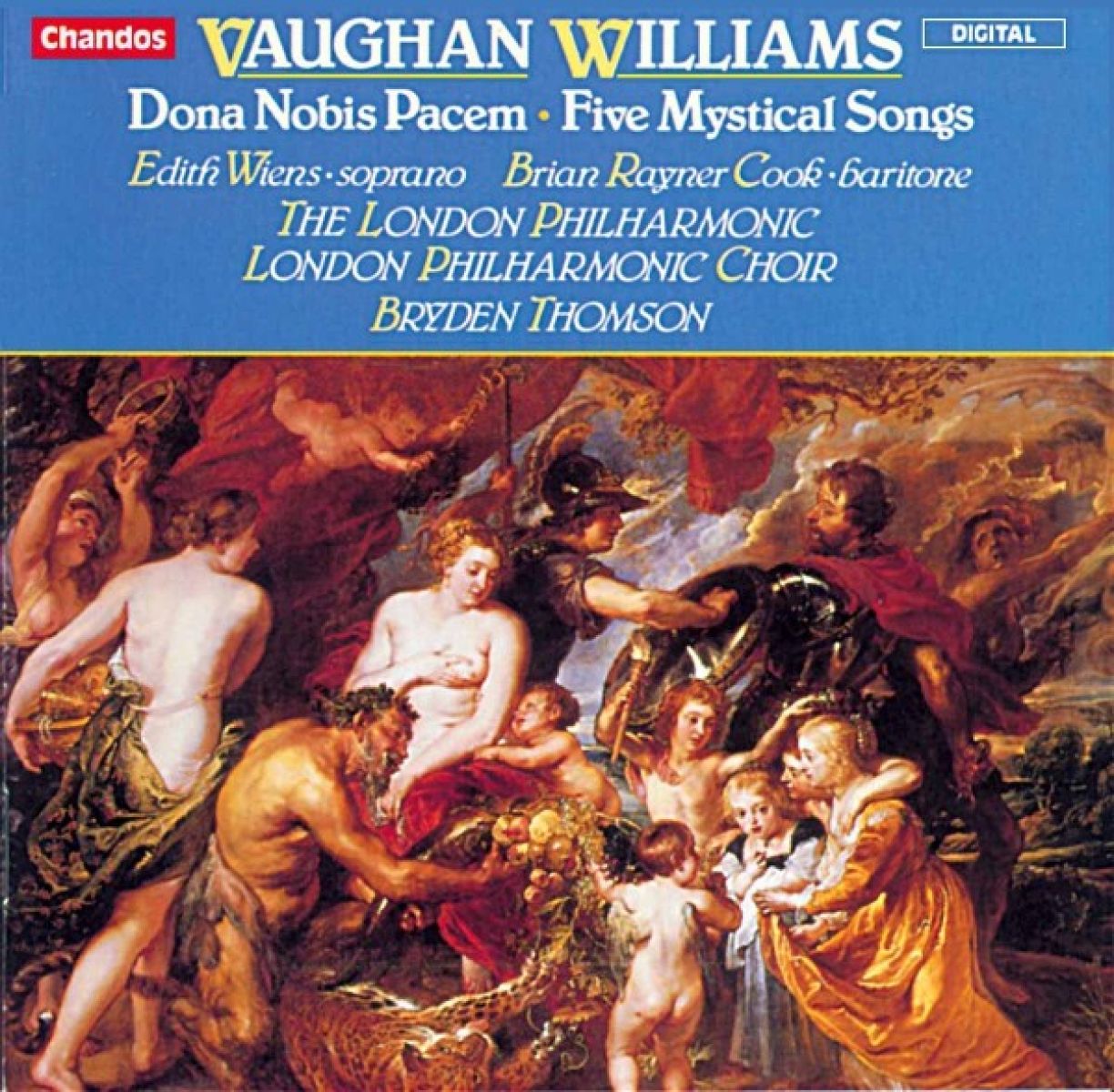 Afbeelding van Edith Wiens, Brian Rayner Cook, London Philharmonic Orchestra - Vaughan Williams: Dona Nobis