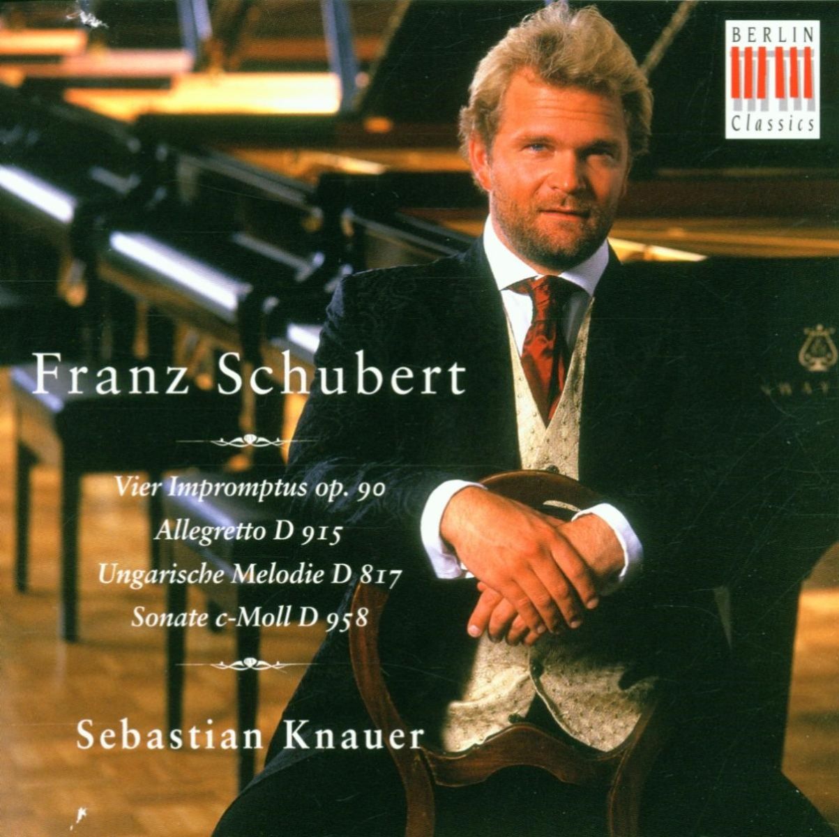 Afbeelding van Sebastian Knauer - Schubert: Impromptus Op. 90, D 915, D 817, Sonate C-Moll D 958