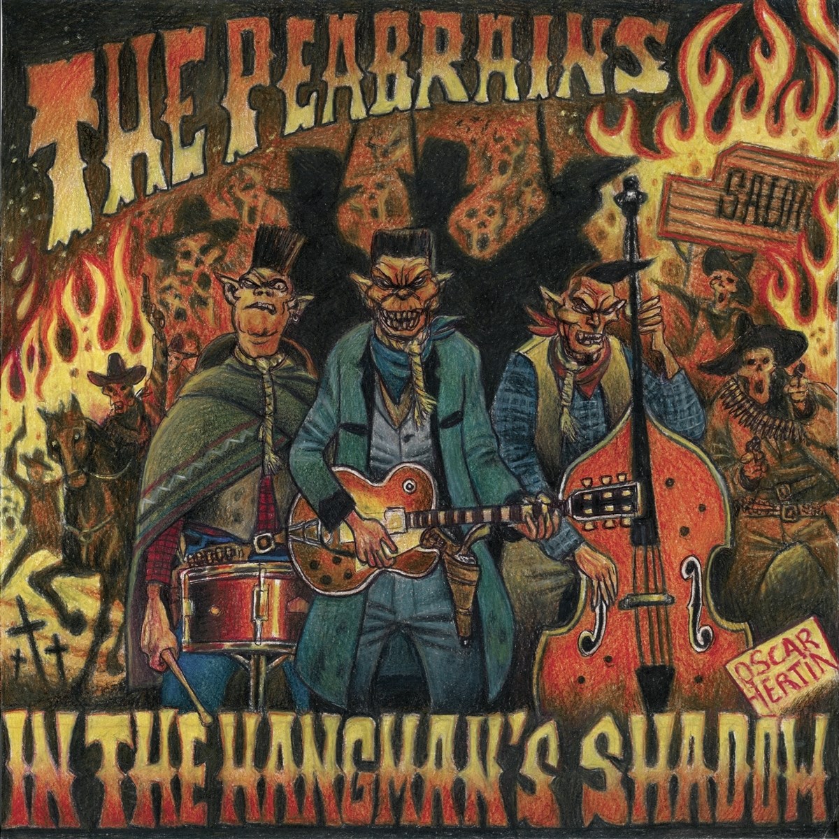 Afbeelding van PeaBrains - In The Hangman's Shadow