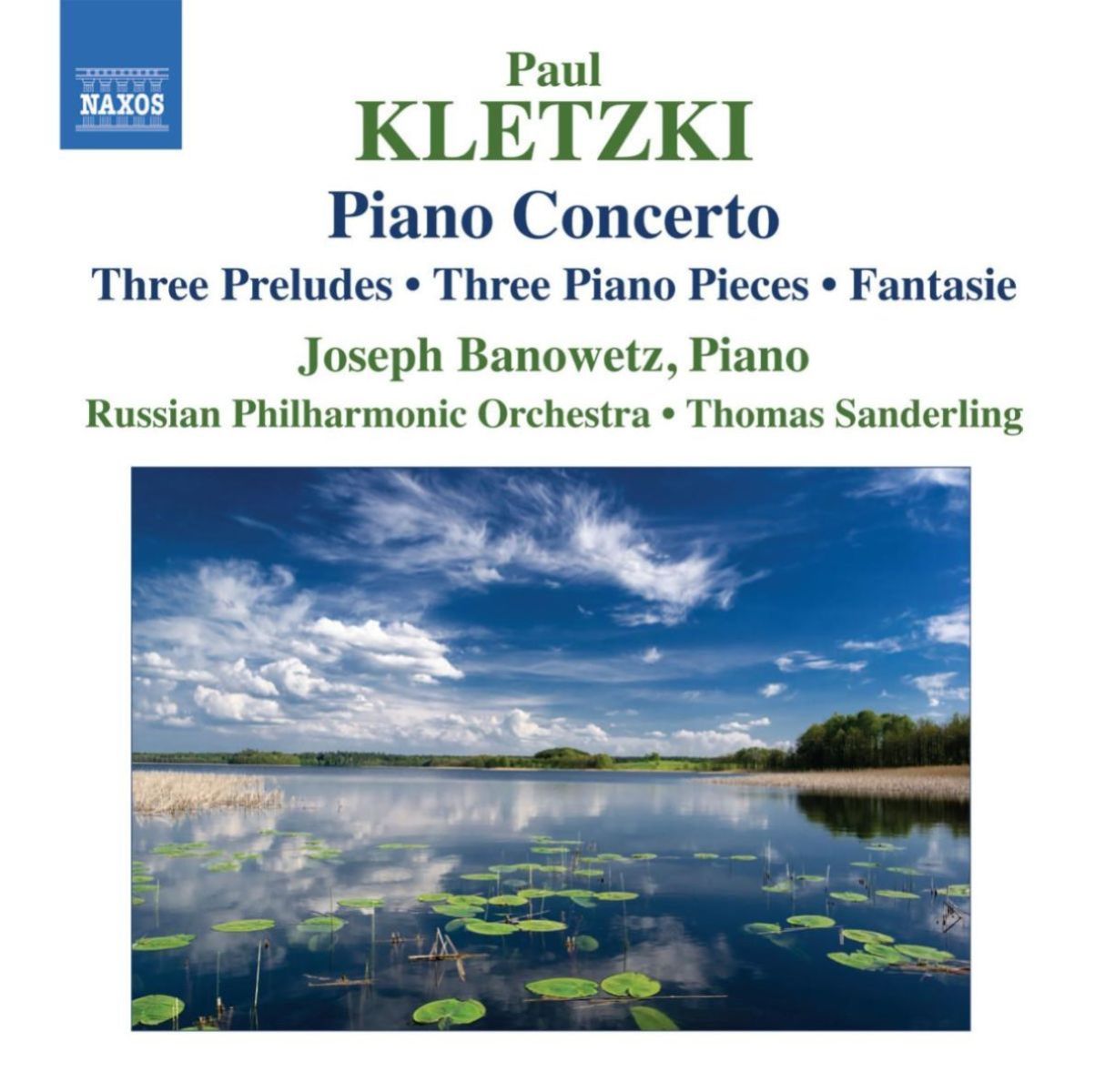 Afbeelding van Joseph Banowetz, Russian Philharmonic Orchestra, Thomas Sanderling - Kletzki: Piano Concerto