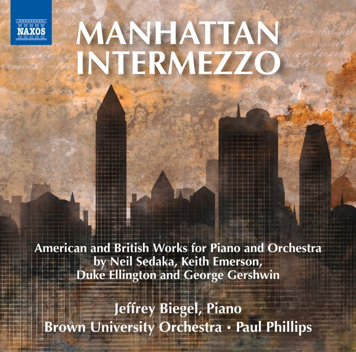Brown University Orchestra, Paul Phillips - Manhattan Intermezzo - American And British Works For Piano And Orchestra