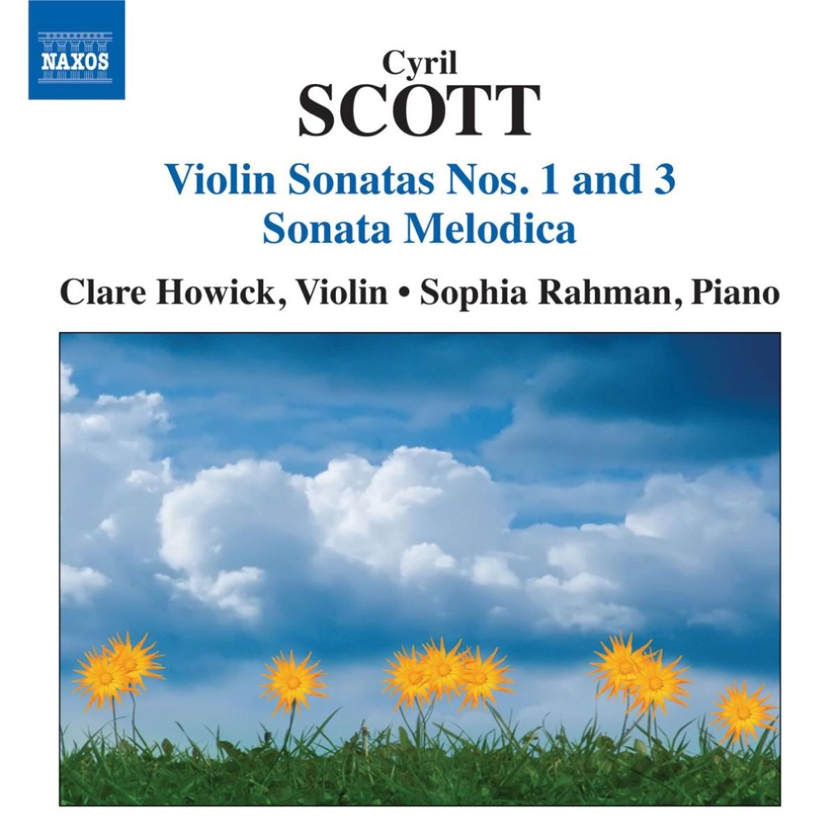 Afbeelding van Clare Howick & Sophia Rahman - Scott: Violin Sonatas Nos. 1 And 3 | Sonata Melodica