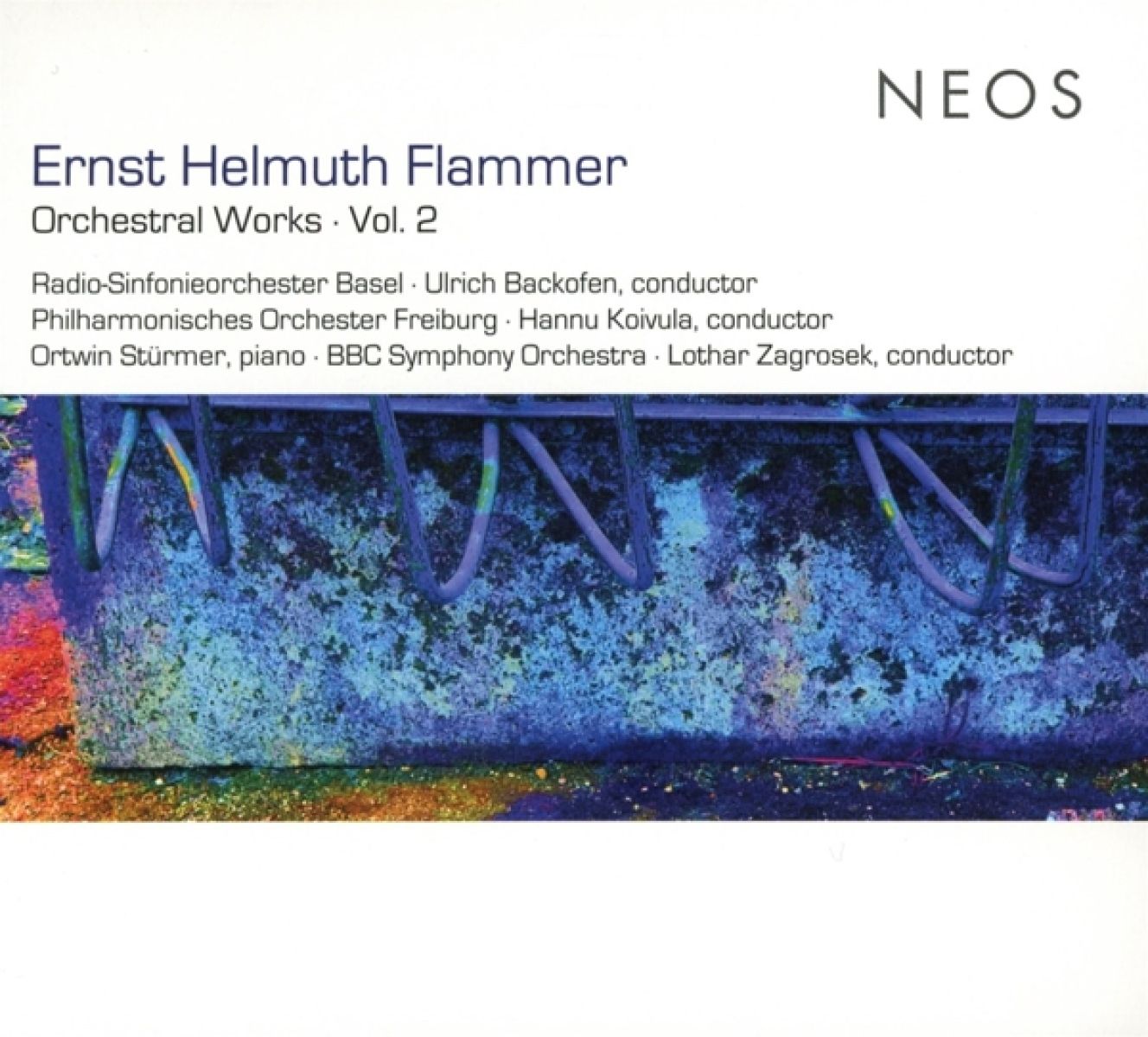 Afbeelding van Radio-Sinfonieorchester Basel, Ulrich Backofen, Philharmonisches Orchester Freiburg, Hannu Koivula, Ortwin Stürmer, BBC Symphony Orchestra, Lothar Zagrosek - Flammer: Orchestral Works Vol.2