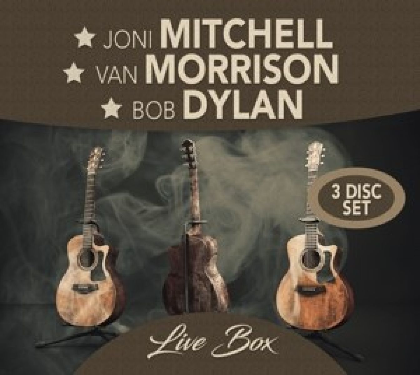 Afbeelding van Joni Mitchell, Van Morrison, Bob Dylan - Live Box