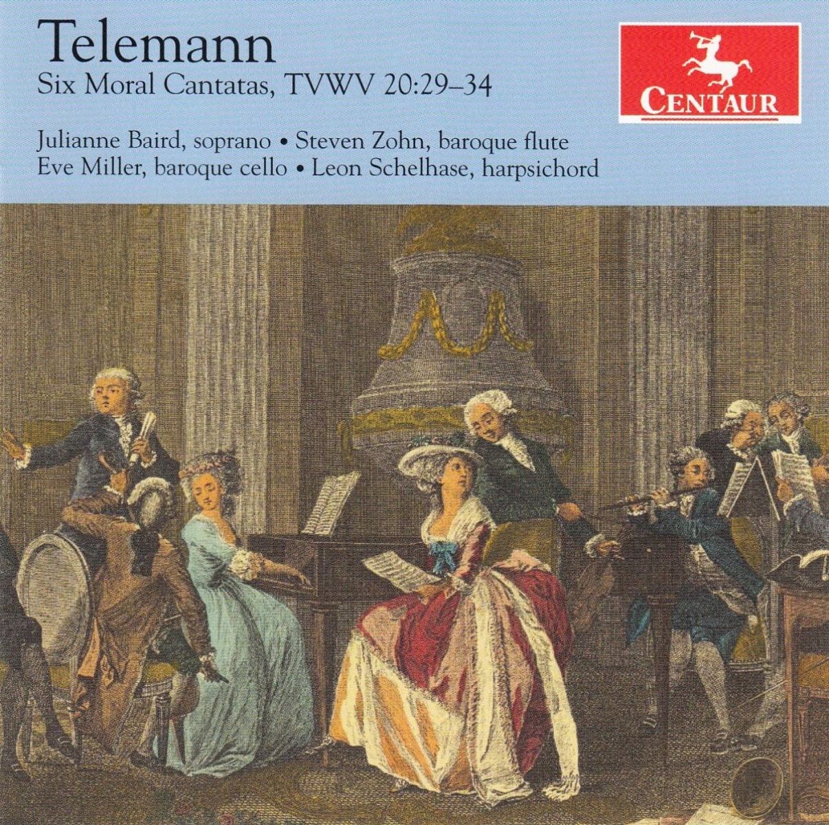 Julianne Baird, Steven Zohn, Eve Miller, Leon Schelhase - Six Moral Cantatas, TWV 20:29-34