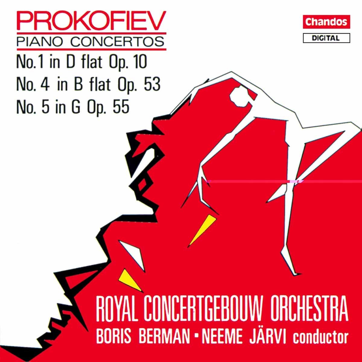 Boris Berman, Royal Concertgebouw Orchestra - Prokofiev: Piano Concertos Nos 1, 4 & 5