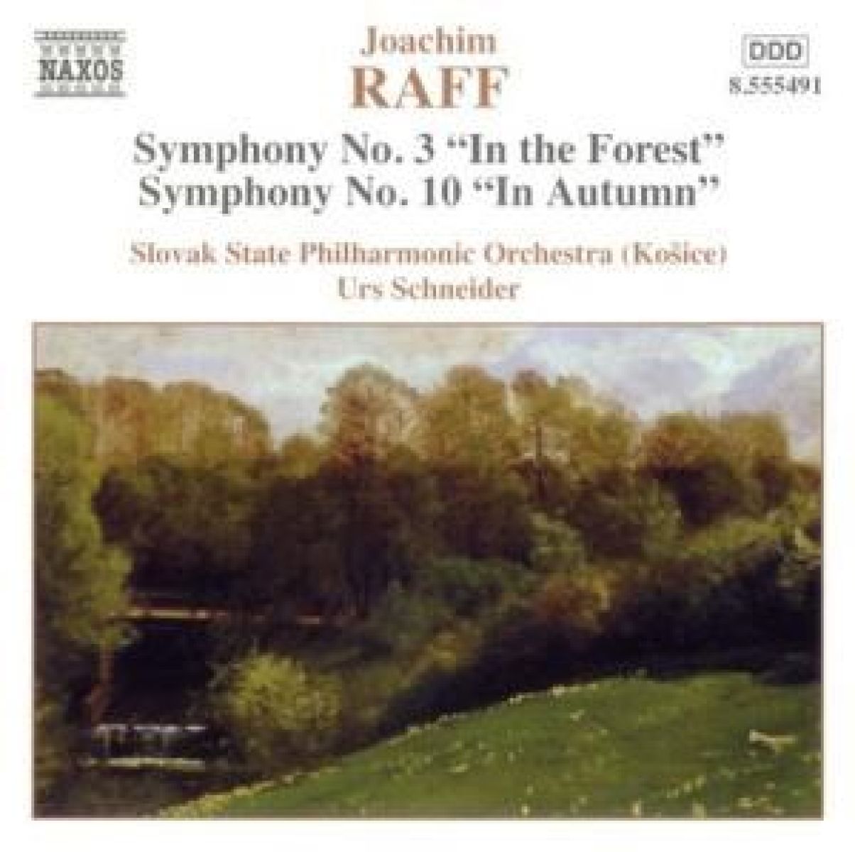 Afbeelding van Slovak Radio Symphony Orchestra, Urs Schneider - Raff: Symphony Nos.3 & 10