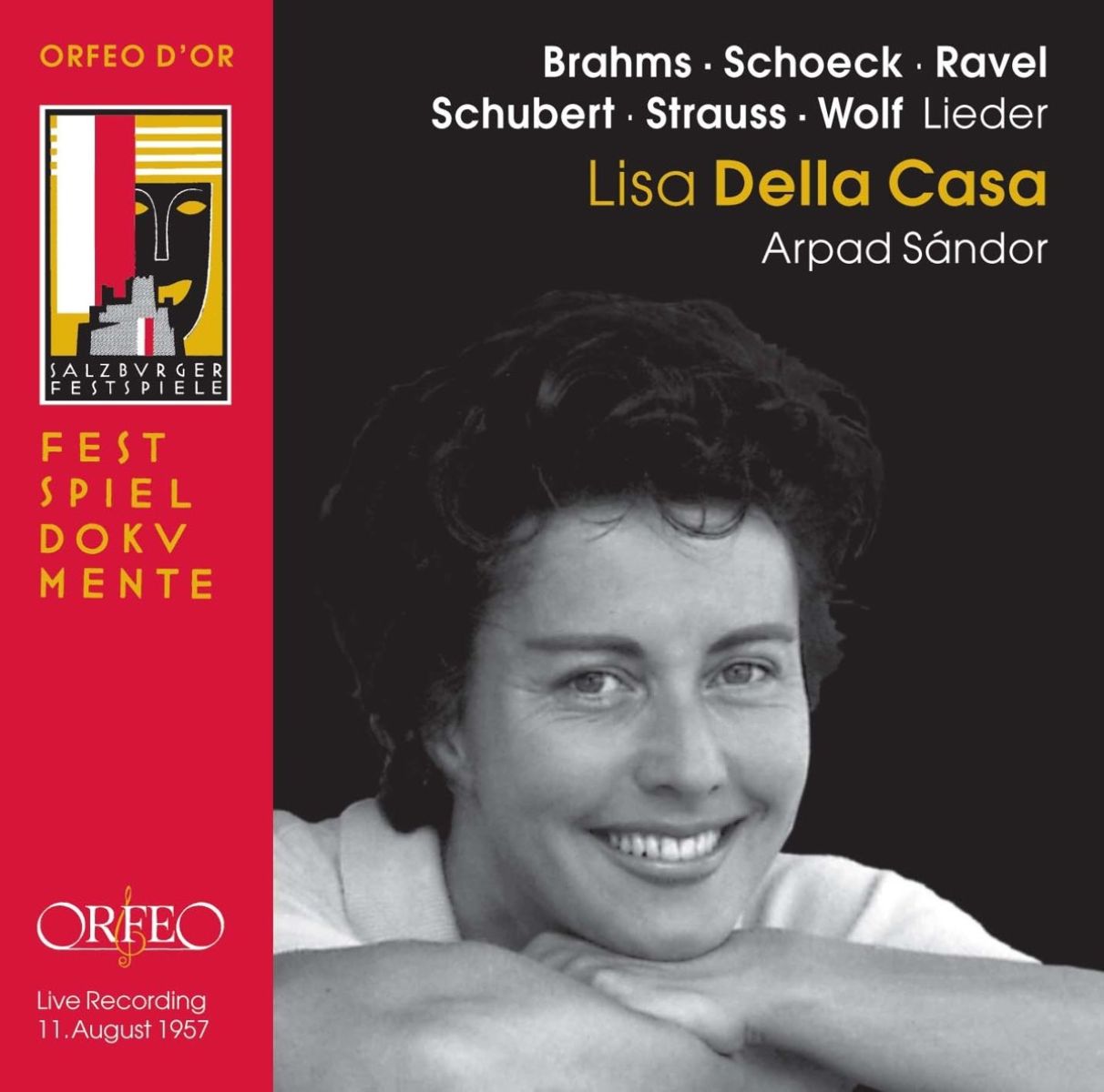 Lisa Della Casa & Arpad Sándor - Lieder: Schubert, Brahms, Schoeck, Ravel, Strauss, Wolf
