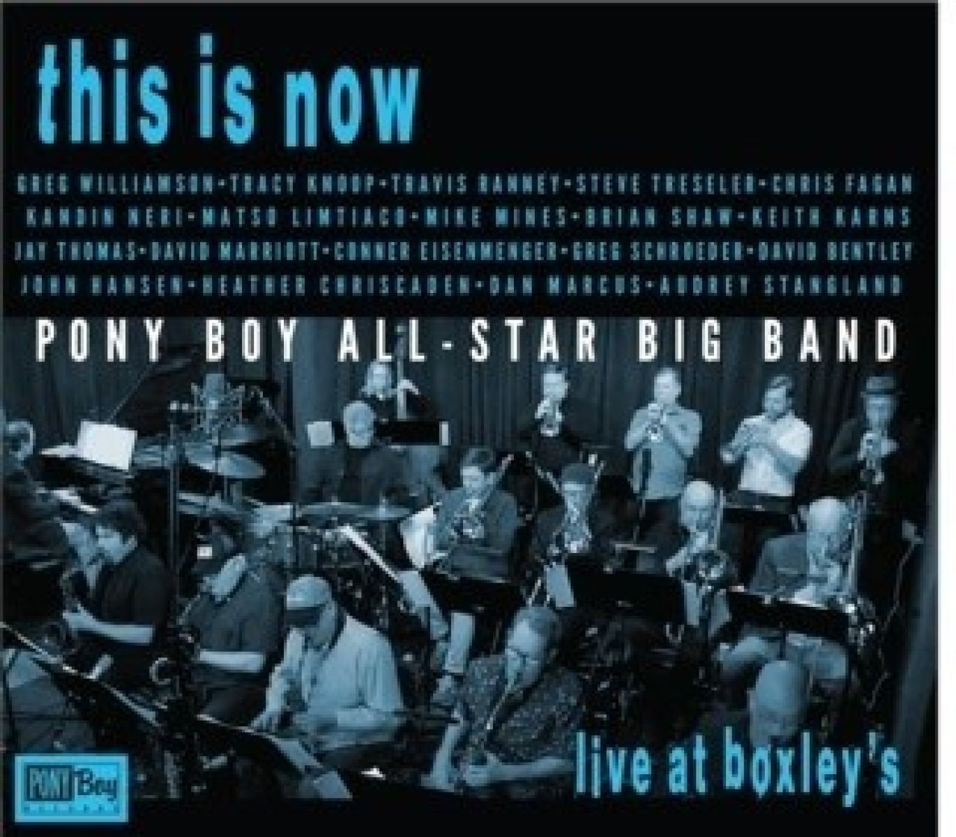 Afbeelding van Pony Boy All-Star Big Band - This Is Now: Live At Boxley's