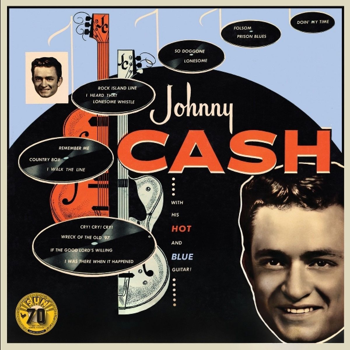 Afbeelding van Johnny Cash - With His Hot And Blue Guitar