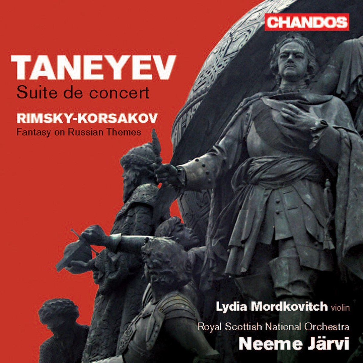 Afbeelding van Lydia Mordkovitch, Royal Scottish National Orchestra - Taneyev: Suite de Concert / Rimsky-Korsakov: Violin Concerto