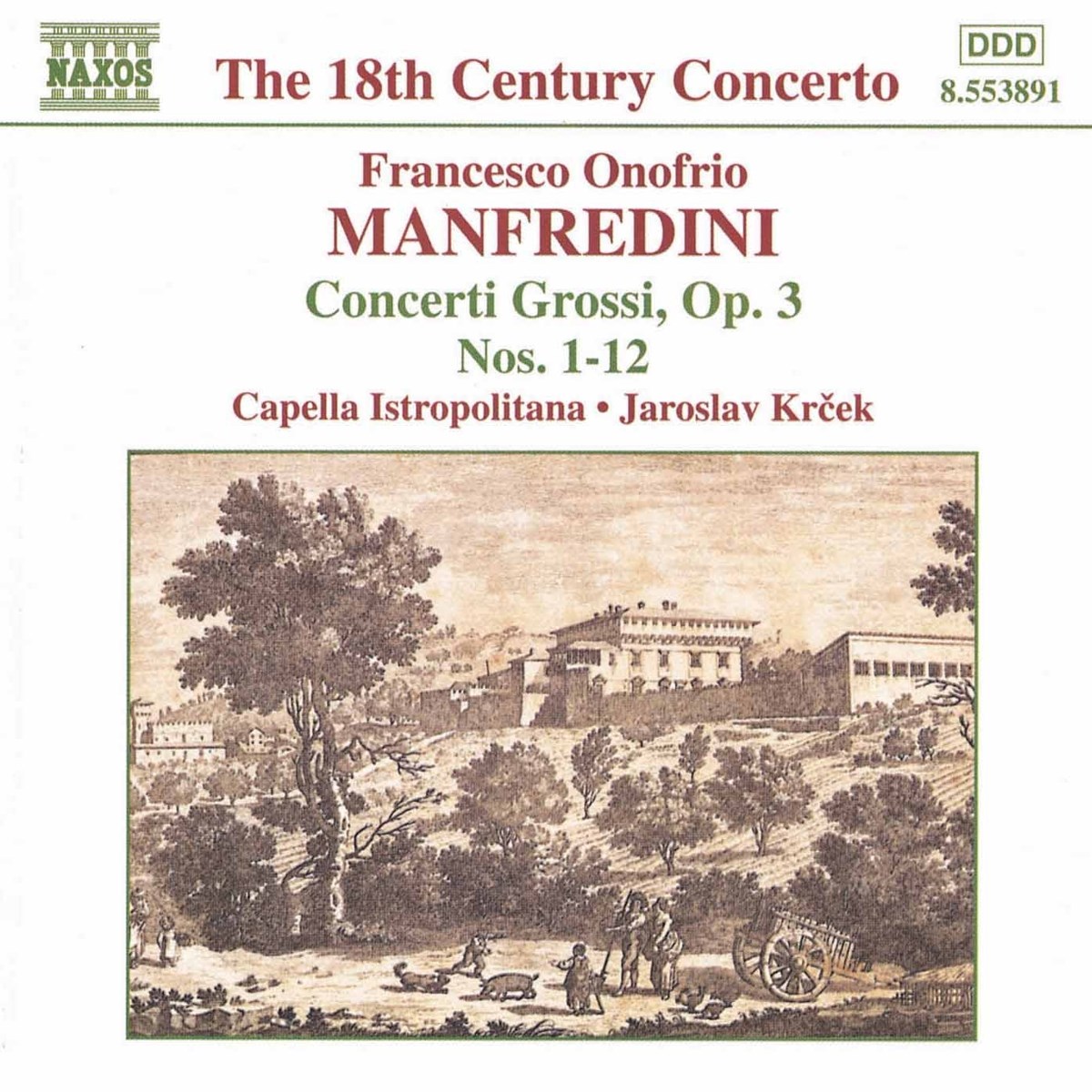 Afbeelding van Capella Istropolitana, Jaroslav Krecek - Manfredini: Concerti Grossi, Op. 3 Nos. 1-12