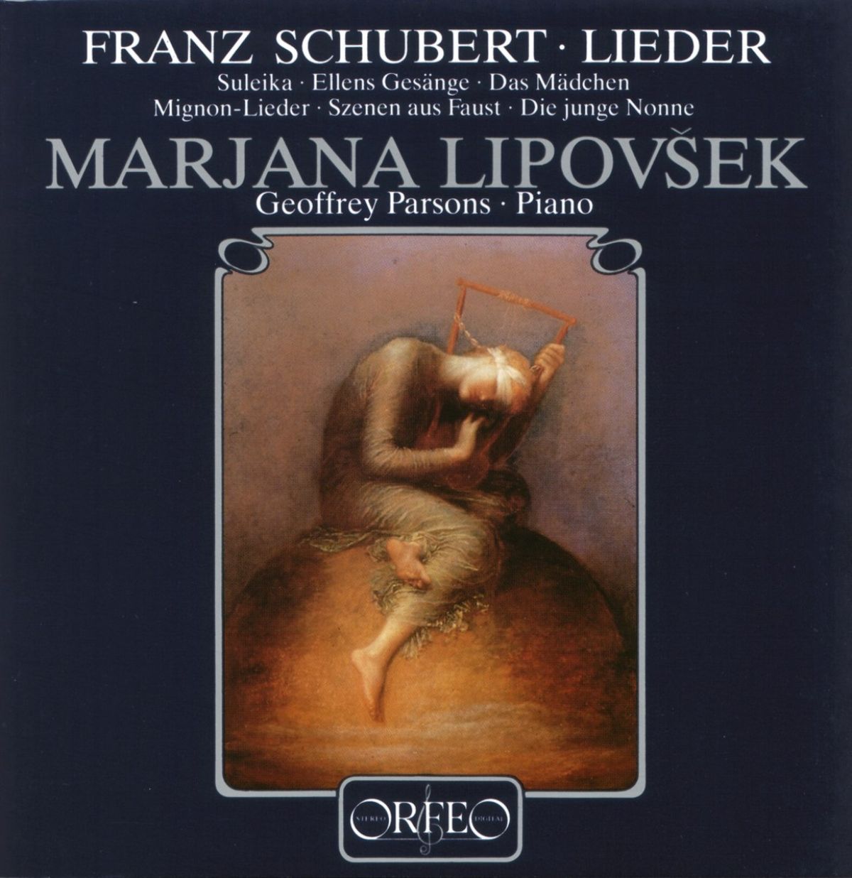 Afbeelding van Marjana Lipovsek & Geoffrey Parsons - Schubert: Ausgewählte Lieder