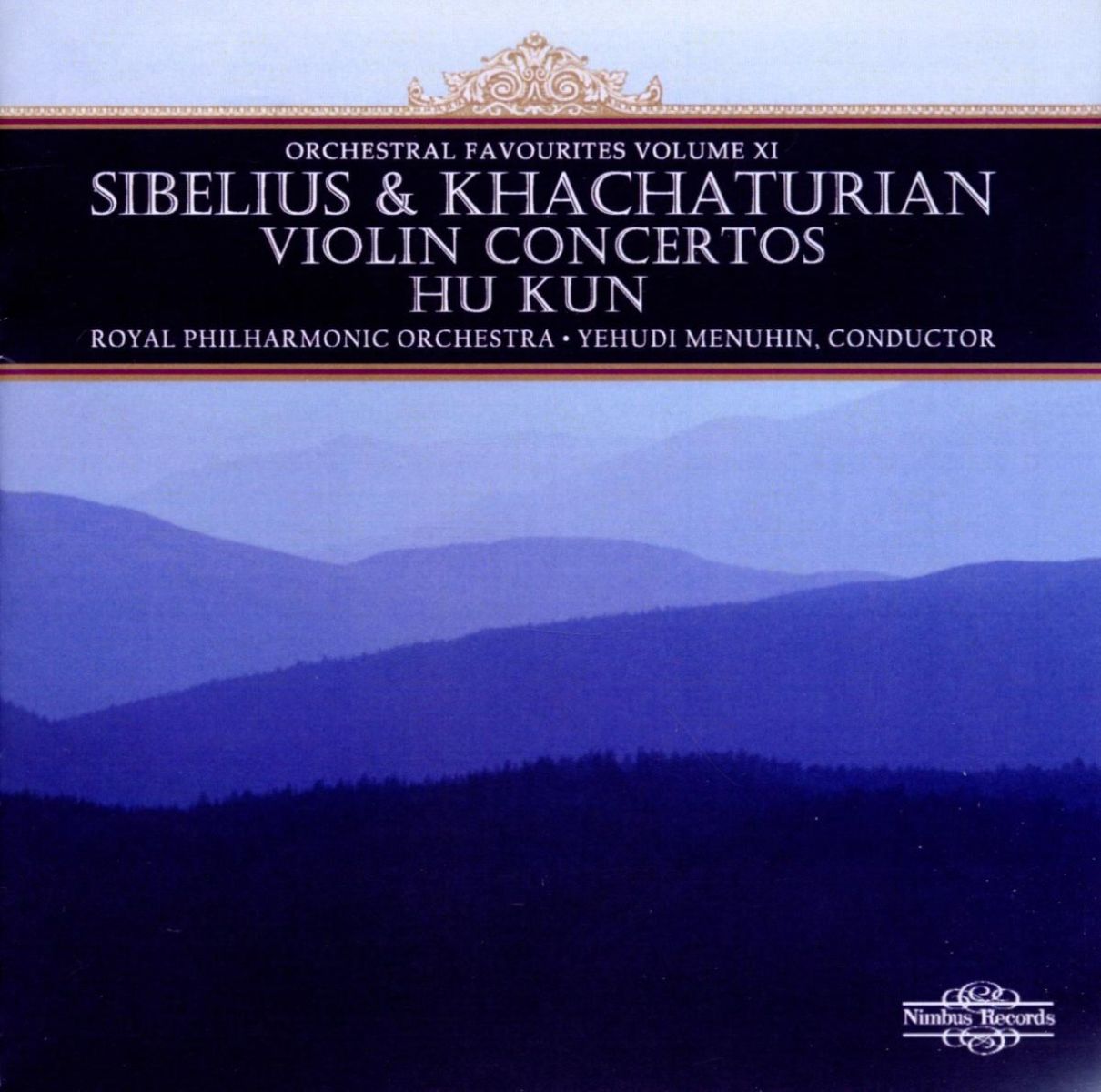 Afbeelding van Hu Kun, Royal Philharmonic Orchestra, Yehudi Menuhin - Sibelius/Khachaturian: Violin Concertos