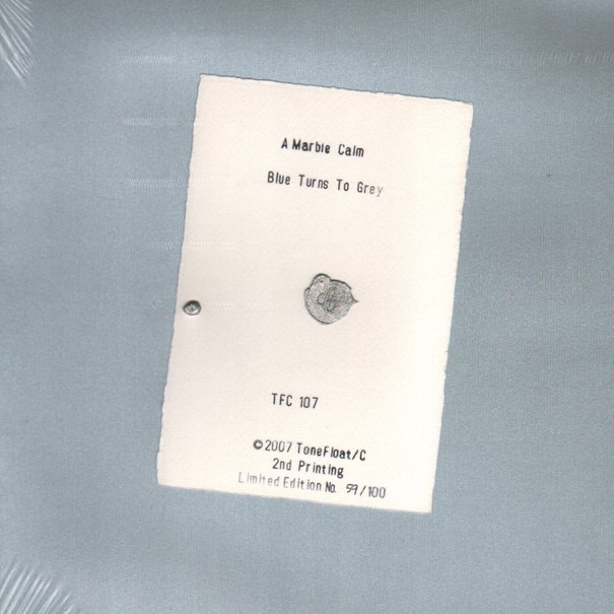 A Marble Calm - Blue Turns To Grey
