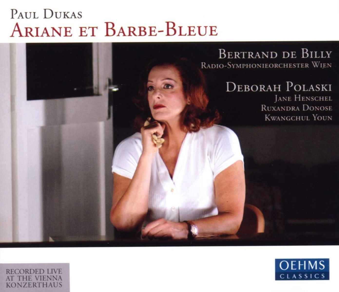 Afbeelding van Deborah Polaski, Vienna Radio Symphony Orchestra, Bertand De Billy - Dukas: Ariane Et Barbe-Bleue