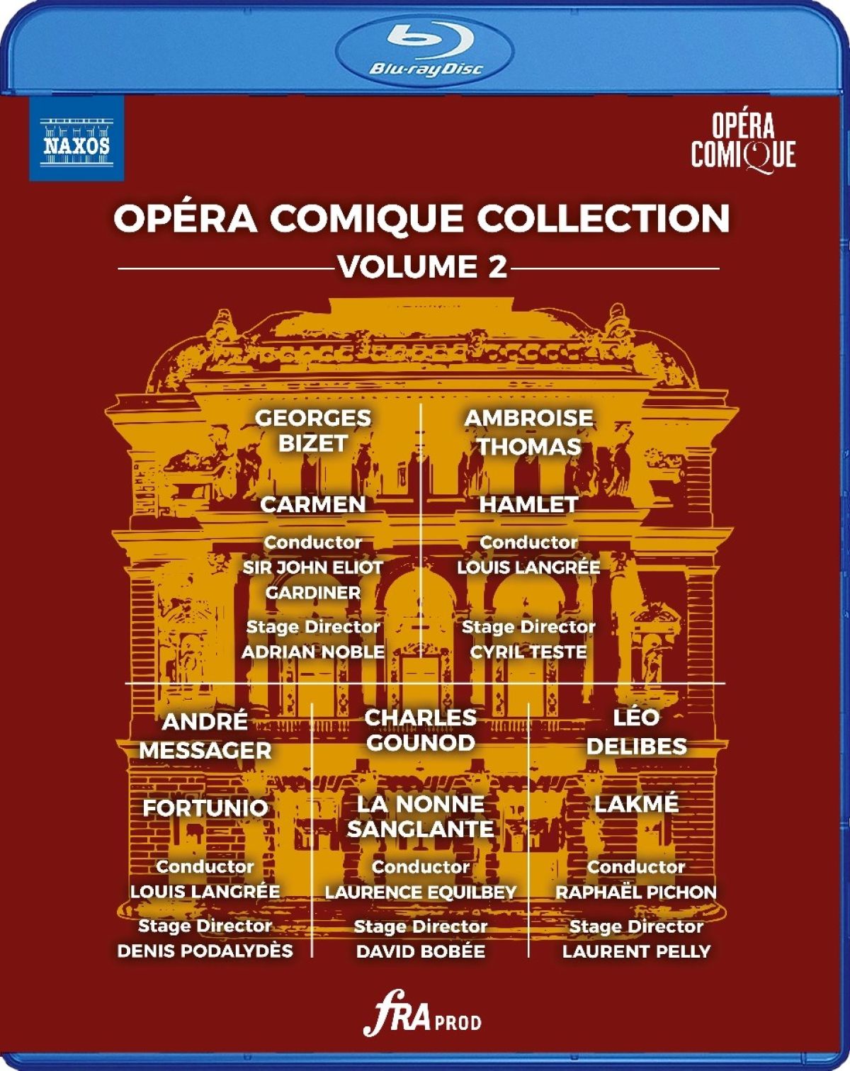 Afbeelding van Anna Caterina Antonacci, Sir John Eliot Gardiner, Louis Langree, Stephane Degout, Sabine Devieilhe - Opera Comique Collection, Vol. 2