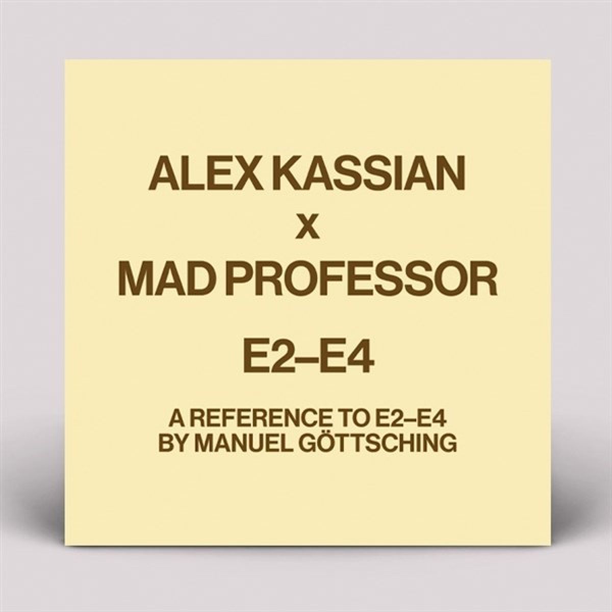 Afbeelding van Alex Kassian - A Reference To E2-E4 By Manuel Göttsching