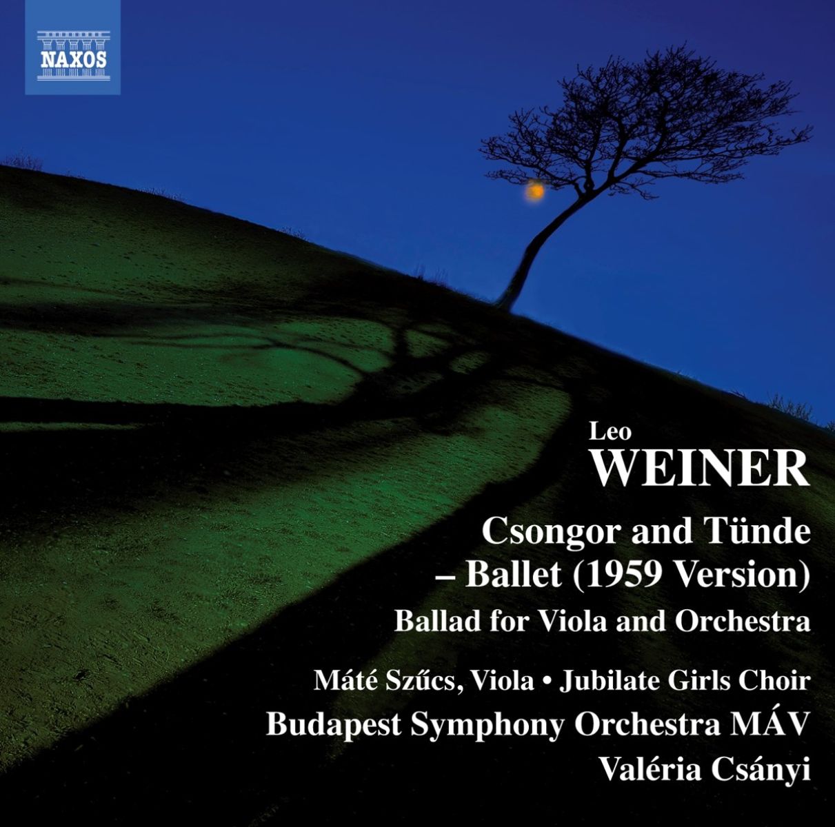 Budapest Symphony Orchestra MÁV, Valéria Csányi - Weiner: Ballad for Clarinet and Orchestra Op.28