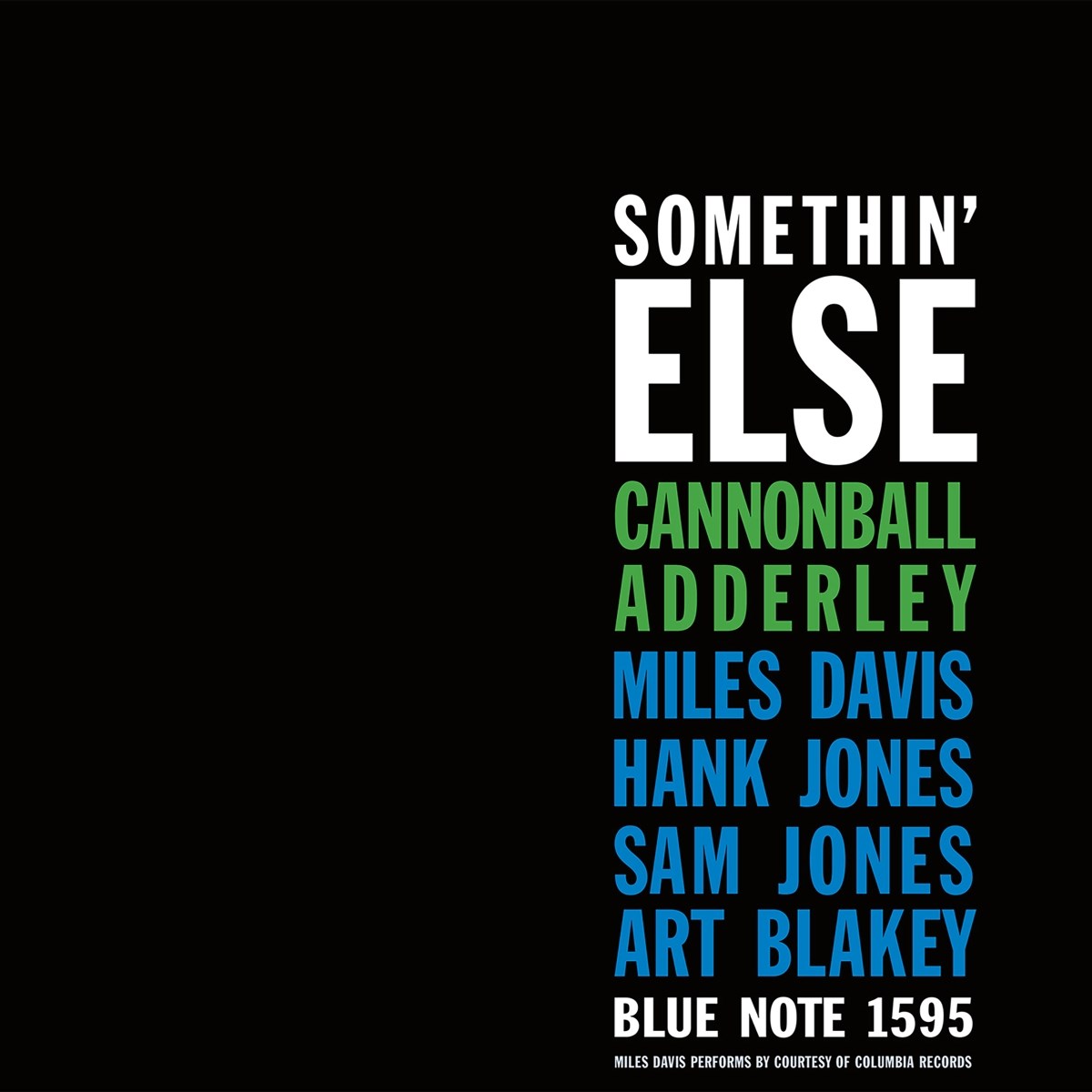 Afbeelding van Cannonball Adderley - Somethin' Else
