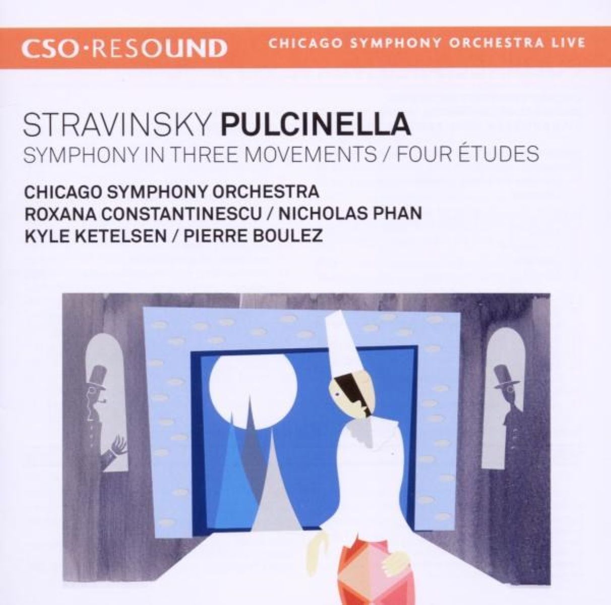 Afbeelding van Chicago Symphony Orchestra - Stravinsky: Pulcinella, Symphony In Three Movements