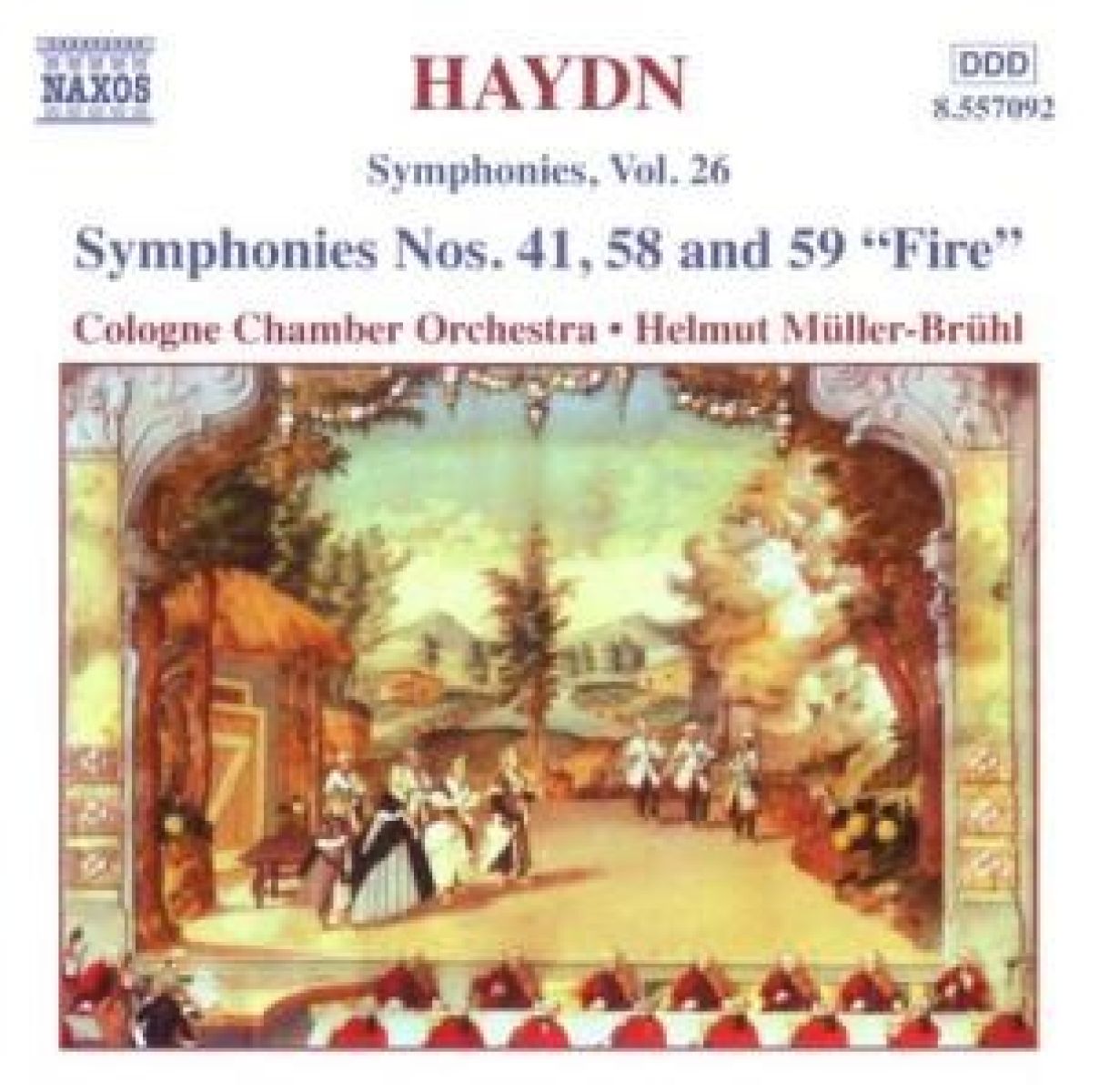 Afbeelding van Cologne Chamber Orchestra, Helmut Müller-Brühl - Haydn: Symphonies Volume 26 (41, 58, 59)