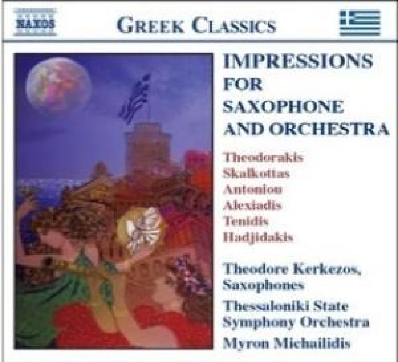 Theodore Kerkezos, Thessaloniki Symphony Orchestra, Myron Michailidis - Tenidis: Works For Saxophone And Orchestra