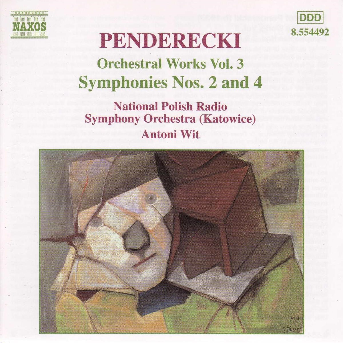Afbeelding van National Polish Radio Symphony Orchestra, Antoni Wit - Penderecki: Orchestral Works Volume 3