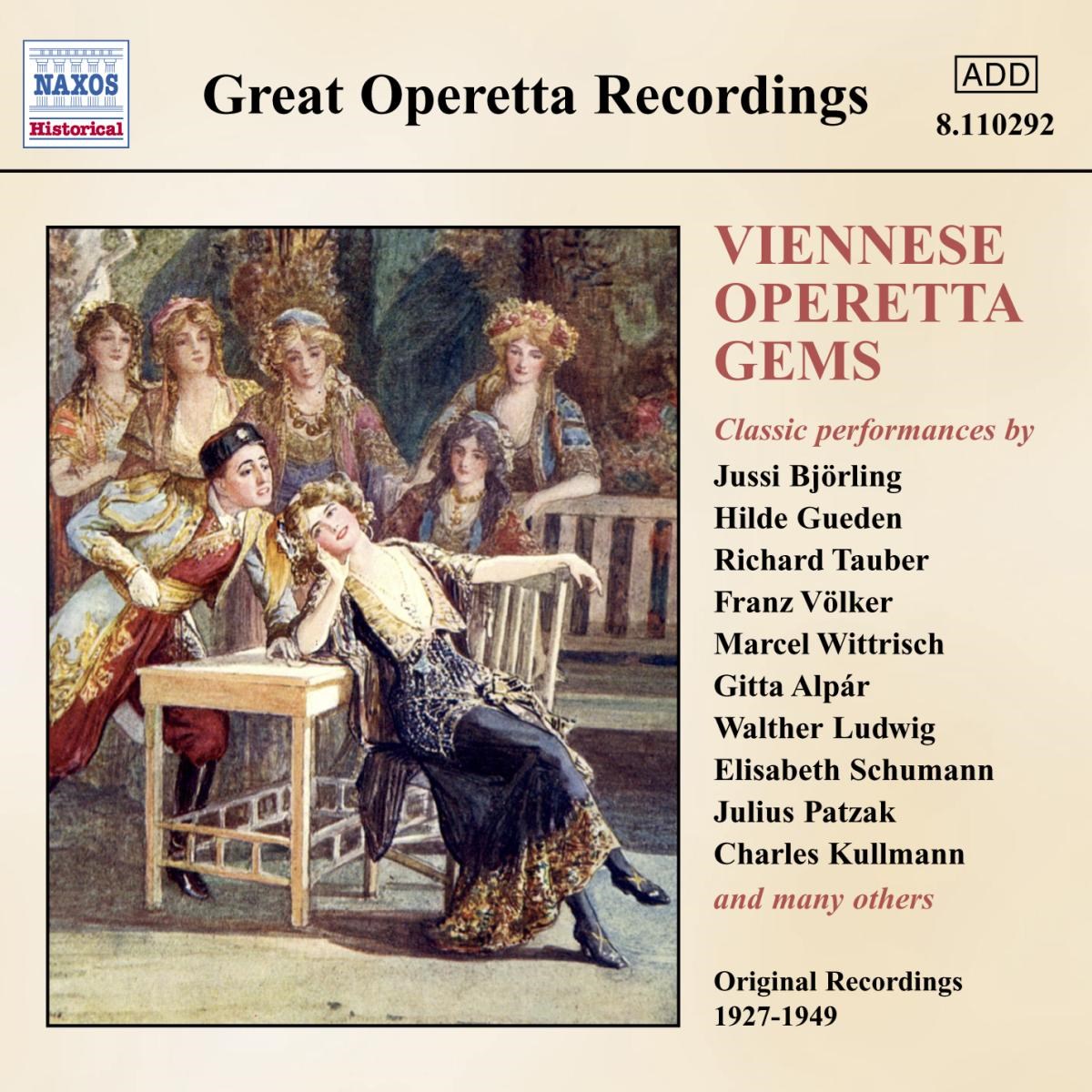Afbeelding van Jussi Björling, Hilde Gueden, Richard Tauber, Franz Völker - Viennese Operetta Gems