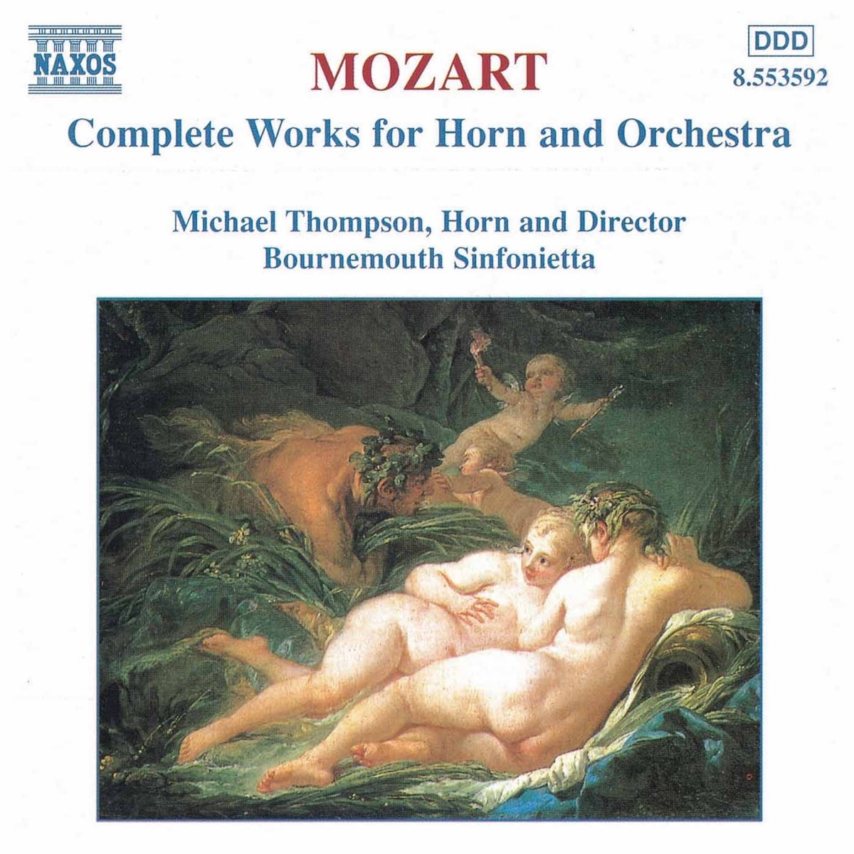 Afbeelding van Michael Thompson & Bournemouth Sinfonietta - Mozart: Complete Works For Horn & Orchestra