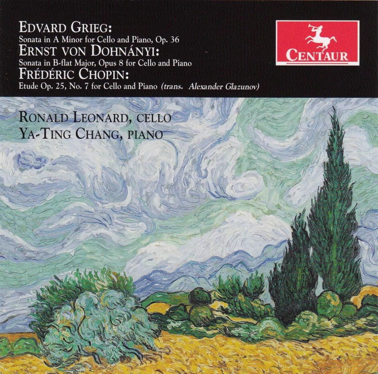 Afbeelding van Ya-Ting Chang & Ronald Leonard - Grieg - Dohnanyi - Chopin: Sonata