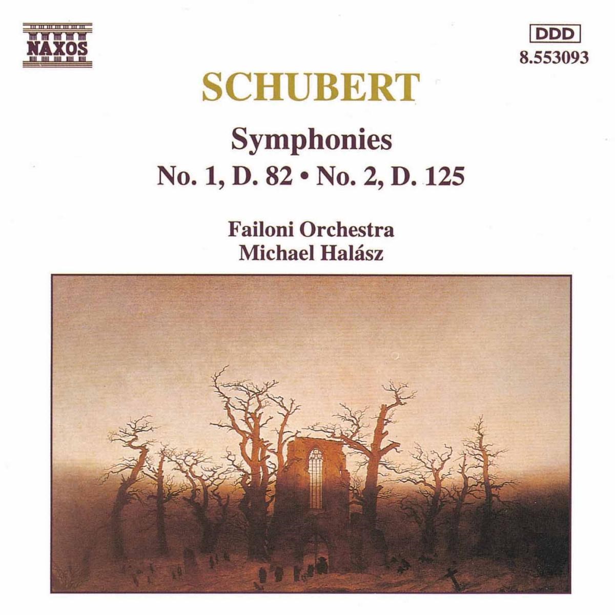 Afbeelding van Failoni Orchestra, Michael Halász - Schubert: Symphonies 1 & 2