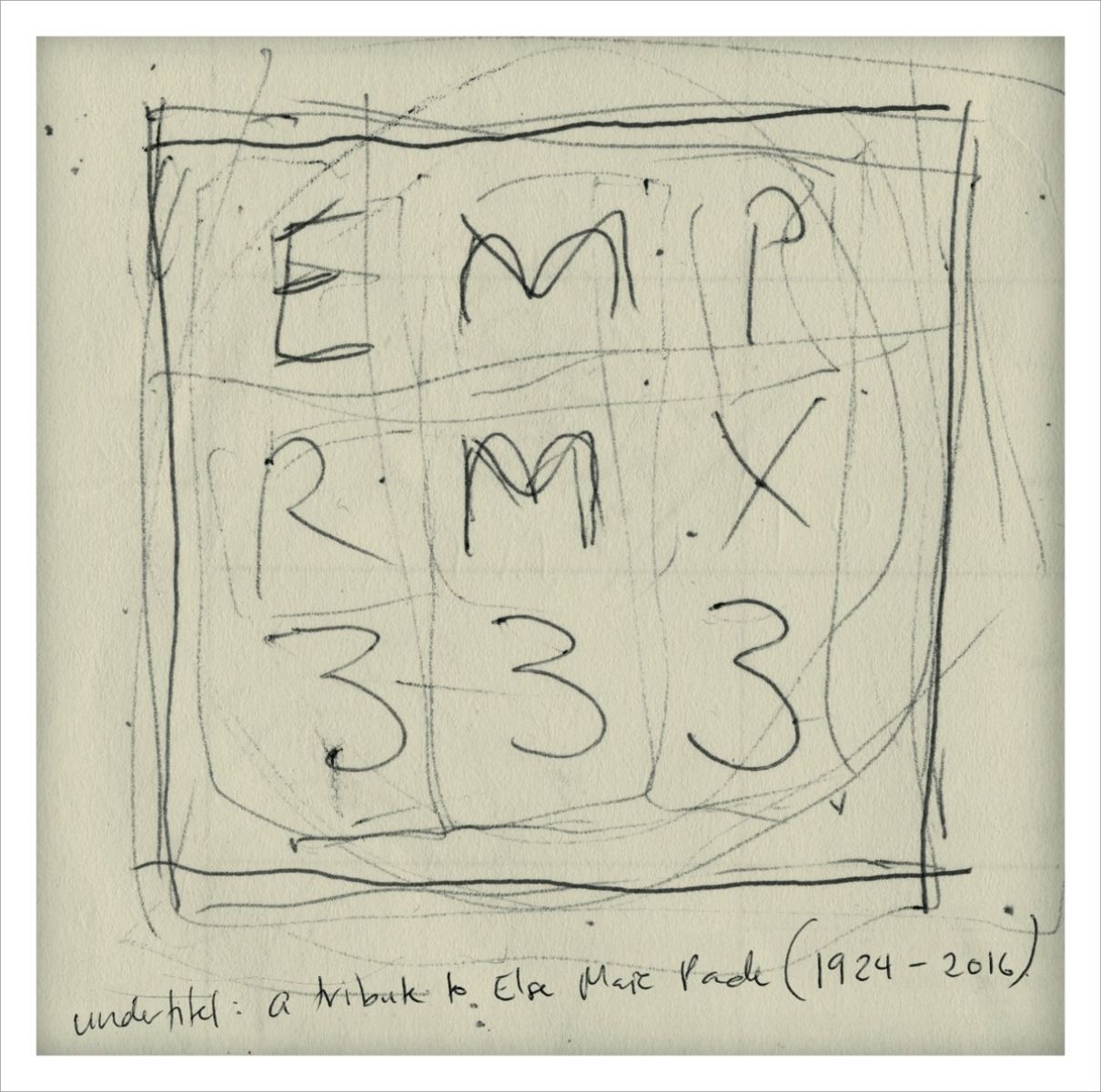 Afbeelding van Various Artists - EMP RMX 333: A Tribute To Else Marie Pade (1924-2016)